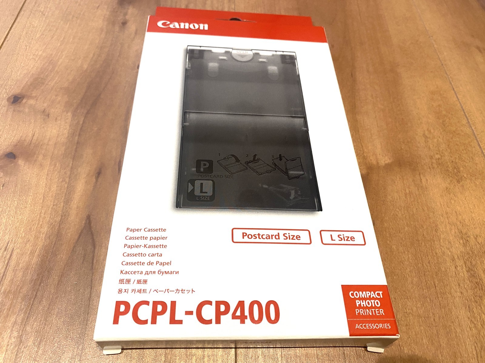 Canon Paper Cassette PCPL-CP400 For Postcard Size/L Size L Size Adapter Included