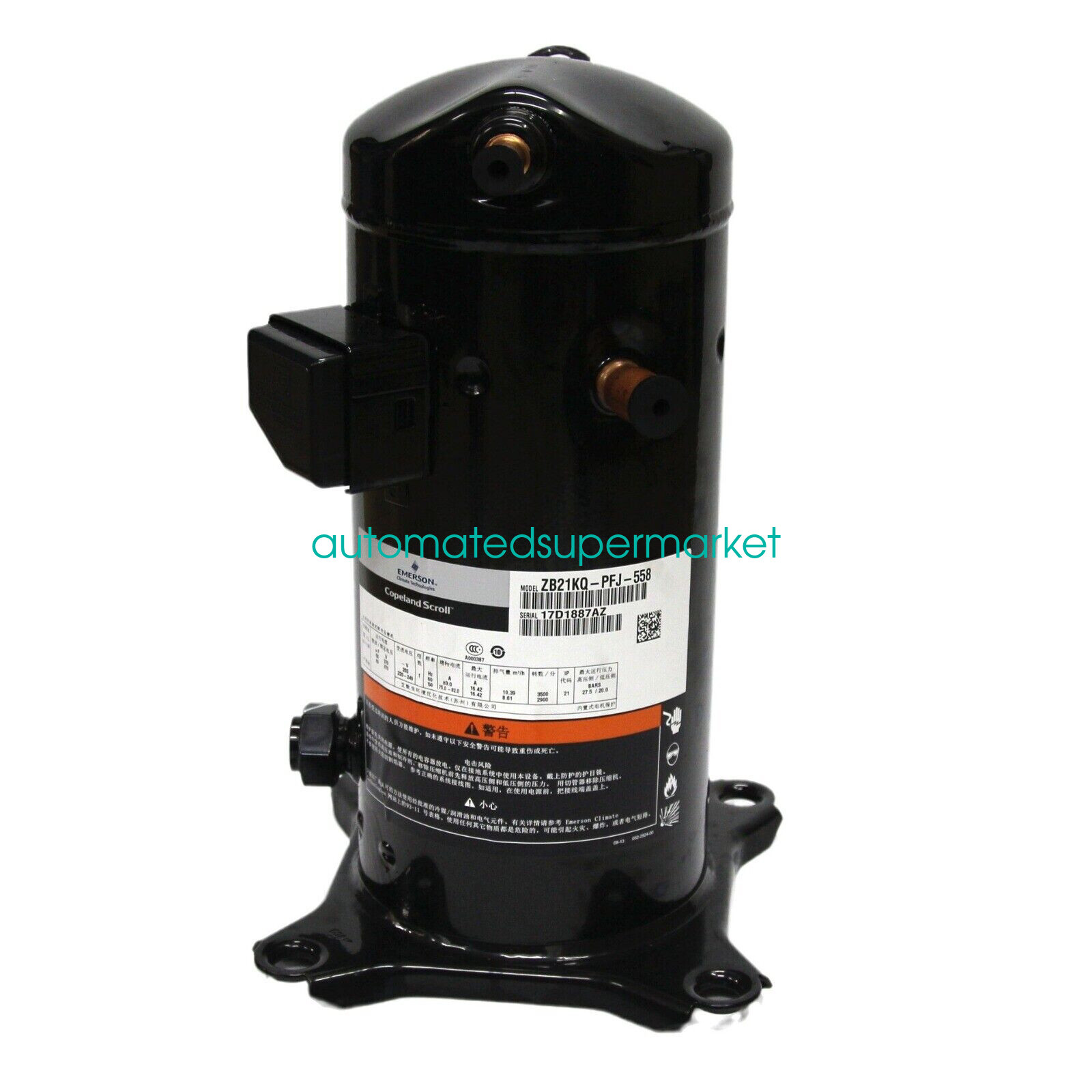 1Pcs New Cold storage compressor ZB21KQ-PFJ-558 Shipping by DHL/FedEX
