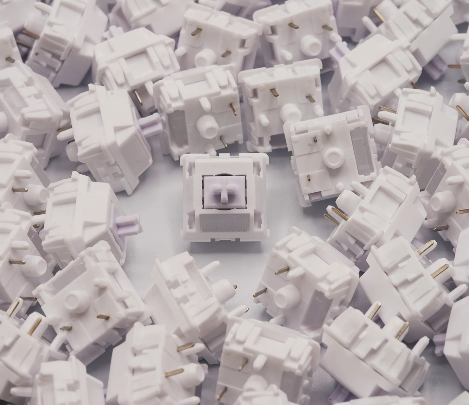 (x70) LUBED & FILMED Wuque Studio Morandi Linear Mechanical Keyboard Switches