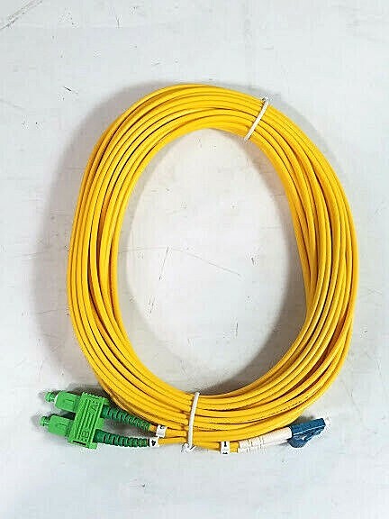 Wirewerks Sm OS2, BIF, Duplex 3.0mm, OFNR, LC/UPC-SC/APC, 10m; Part #TPC-EALCBSC