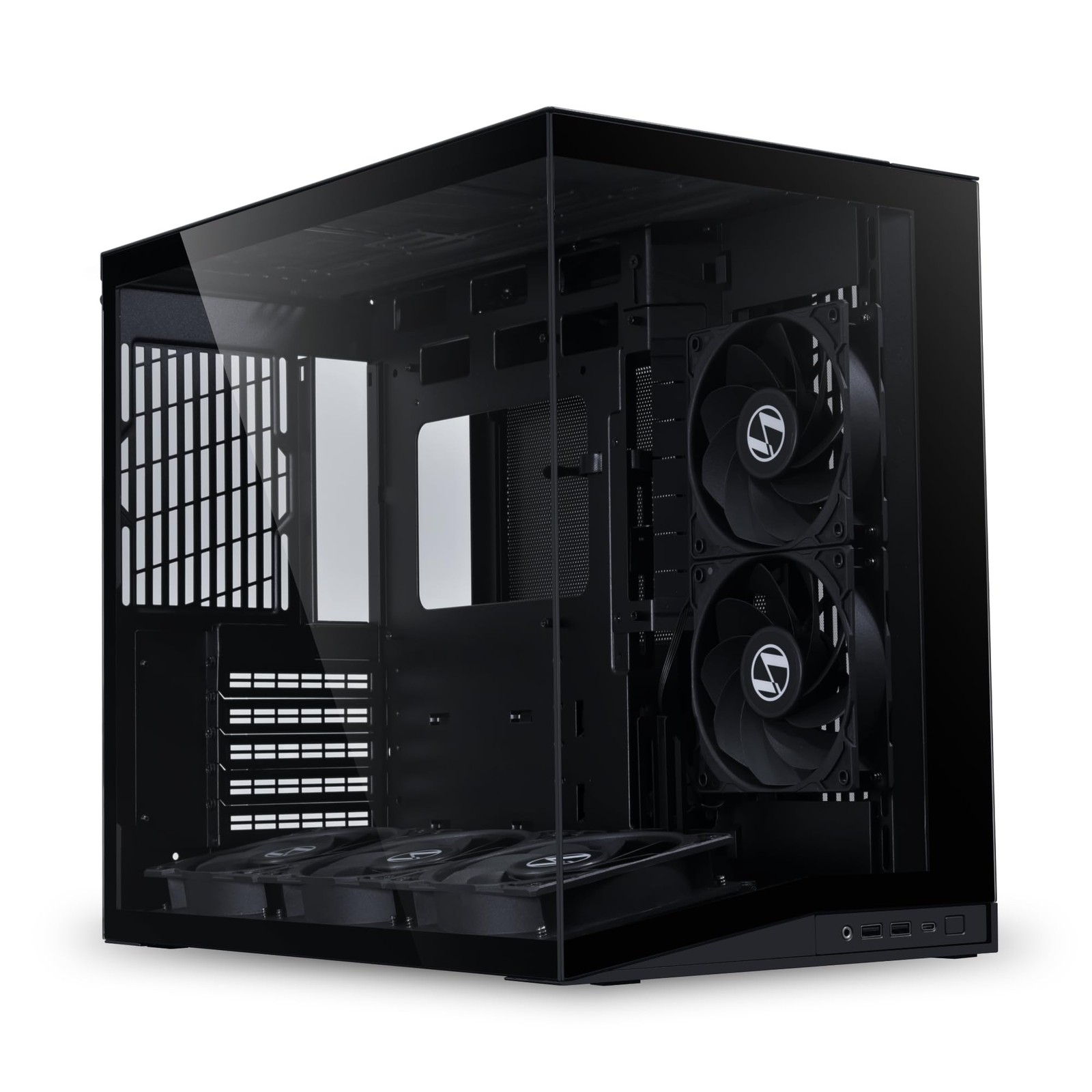 Lian Li O11DMIV2FX O11D Mini V2 Flow ATX Mid Tower Case Black
