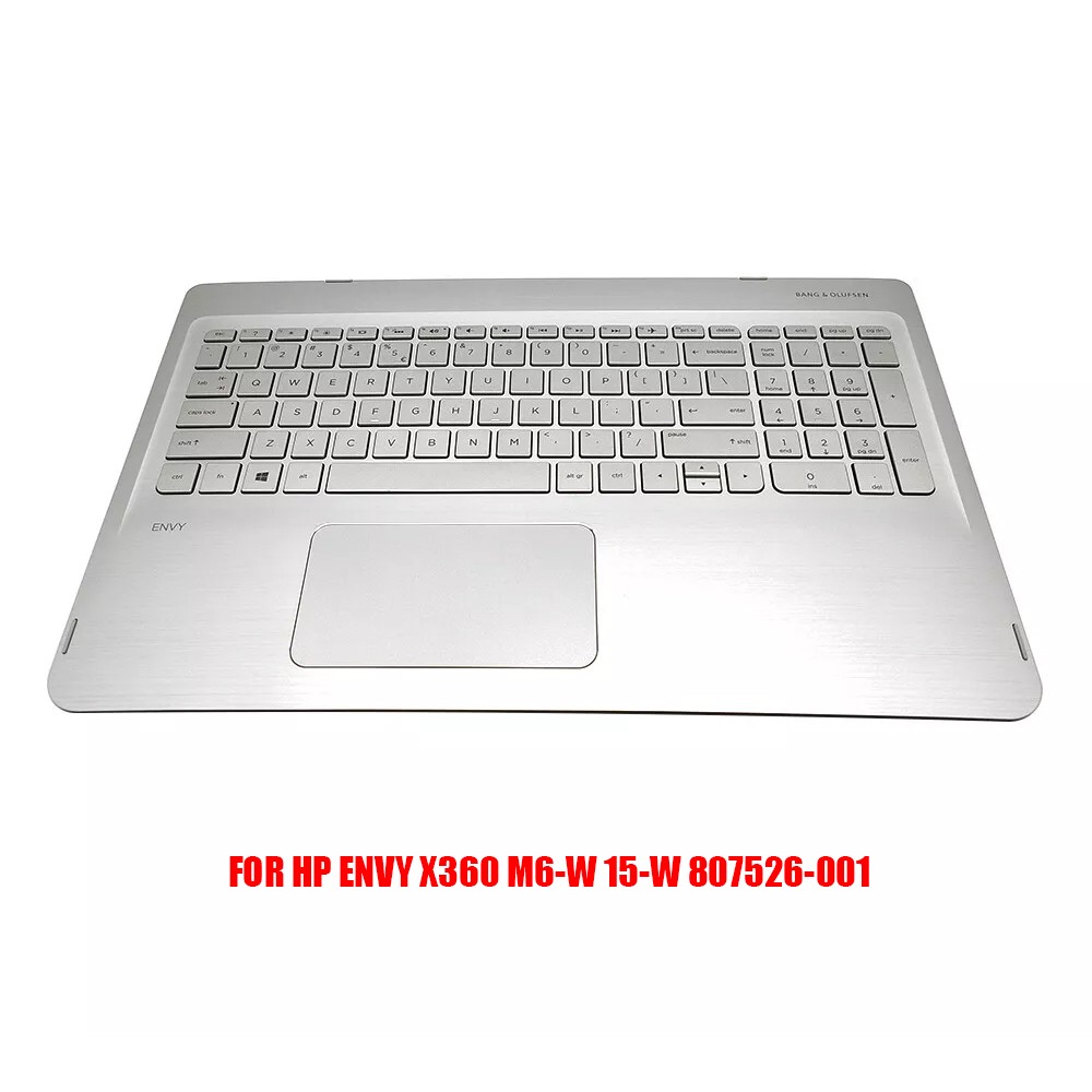 New For HP ENVY X360 Backlit Keyboard M6-W 15-W Palmrest Touchpad 807526-001 US