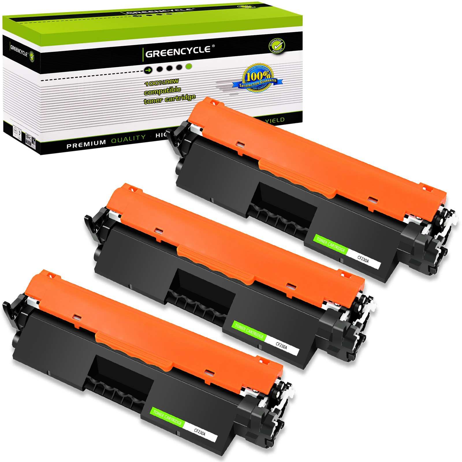 3 Pack CRG-051 Toner Cartridge For Canon ImageCLASS MF264dw MF269dw Printer