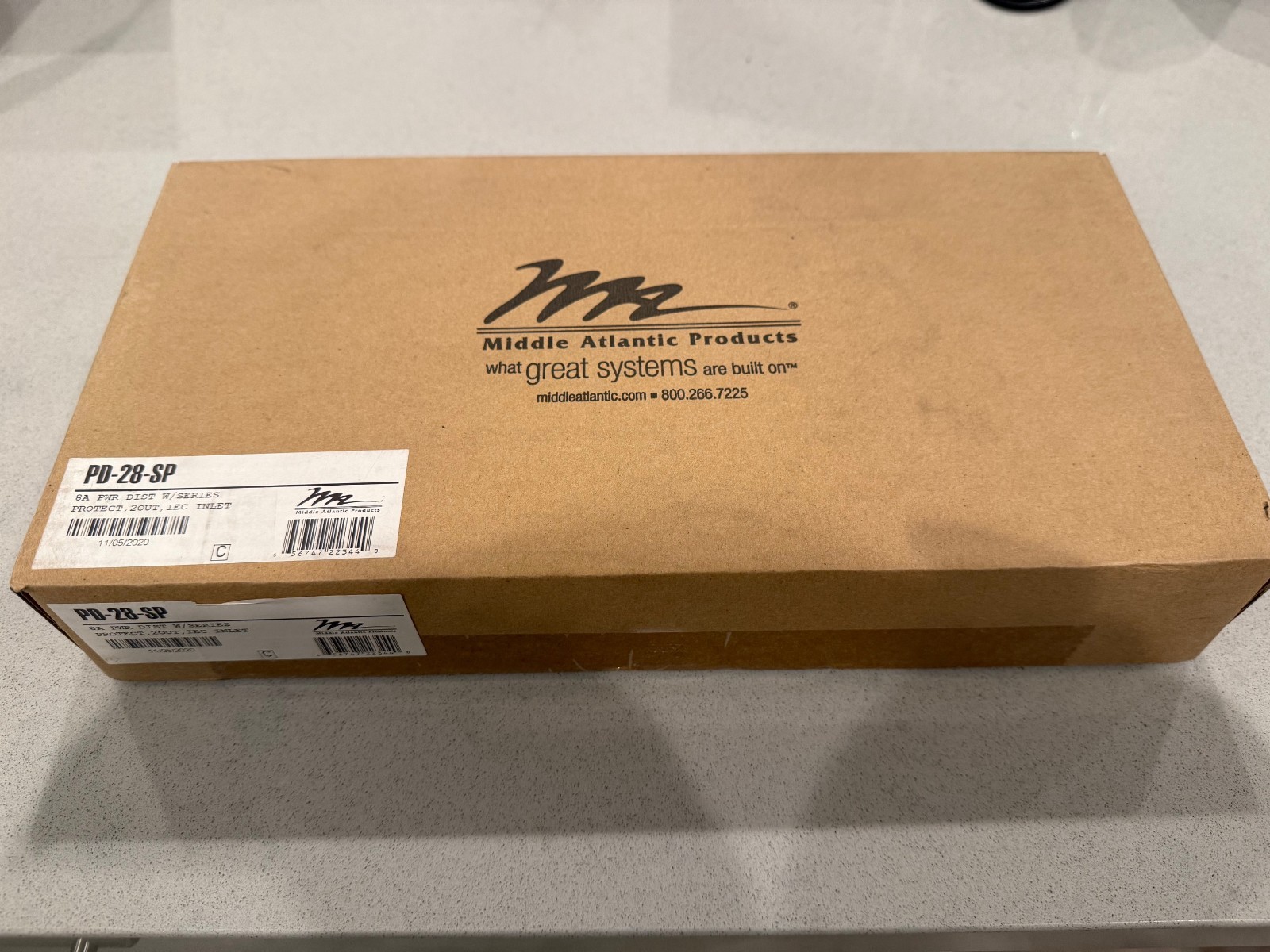 Middle Atlantic PD-28-SP Series Protection Compact Surge Device - NEW
