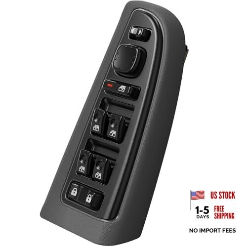 Master Power Window Switch Driver Side 15883323 with Black Bezel