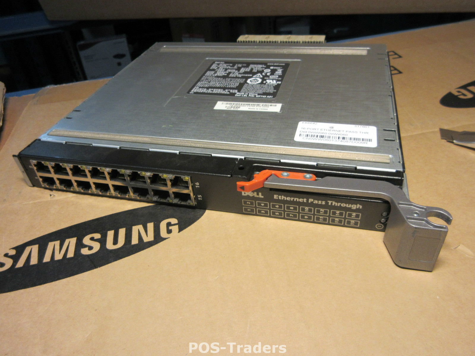 Dell 10GB WW060 Ethernet Pass Through Module for M1000e 16-Port Gigabit