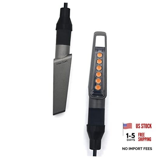 Mini Led Turn Signal Lights () Sequential Space Grey-2pcs