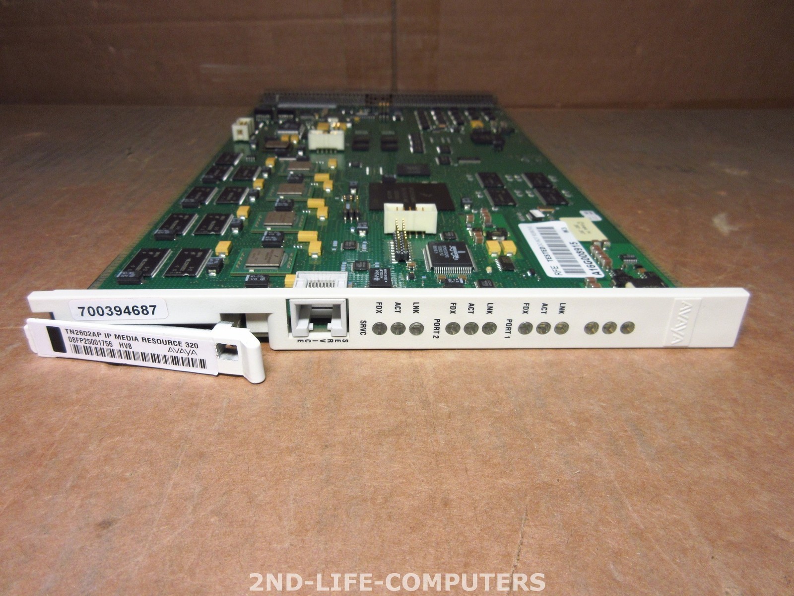Avaya TN2602AP IP Media Resource Card 320 HV8 Module PULLED FROM AVAYA G650