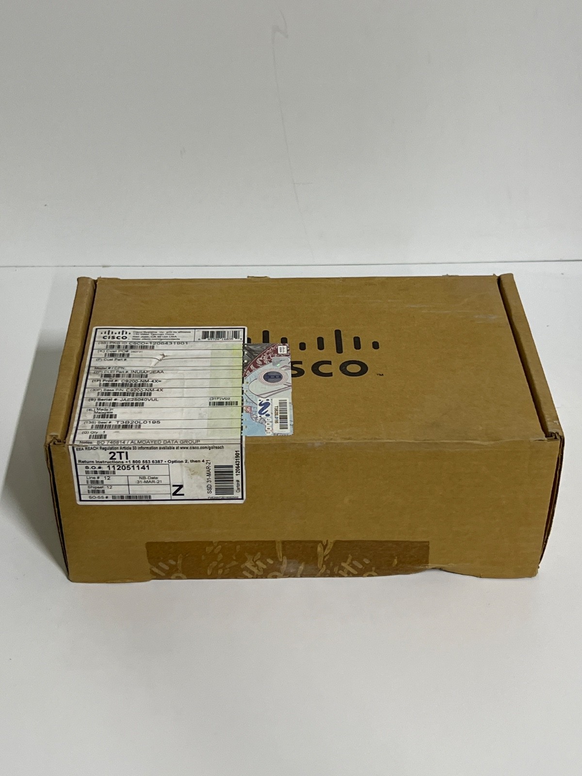CISCO INUIAFJEAA C9200-NM-4X  Network Module V02
