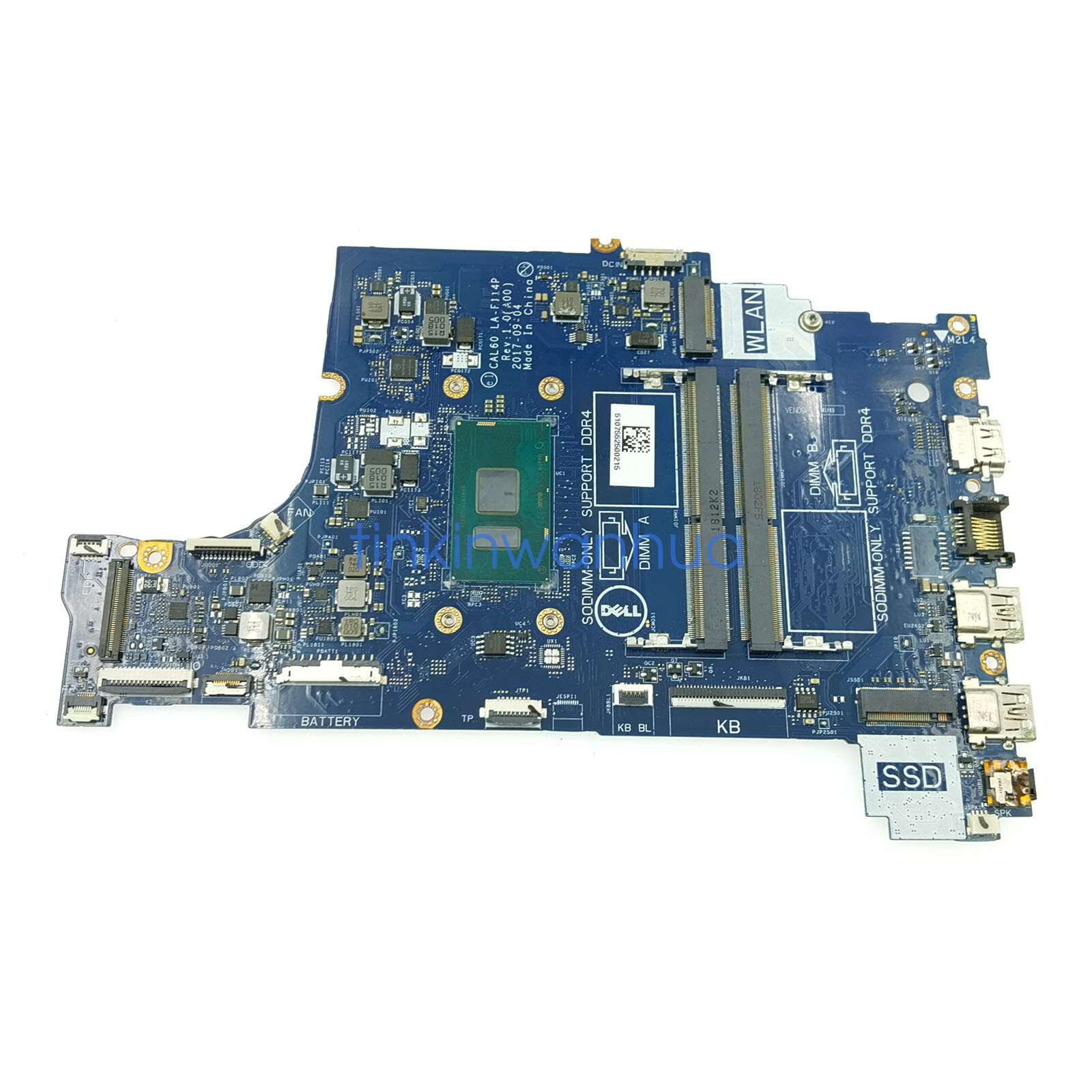 79Y7F FOR DELL Inspiron 5570 5770 Laptop Motherbroad I3-6006U DDR4 LA-F114P Test