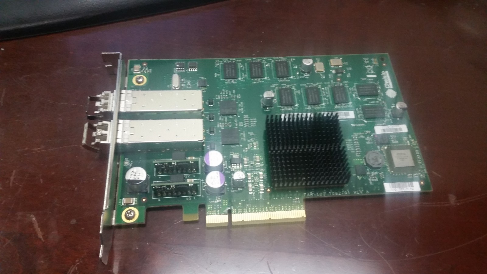 CHELSIO Dual Port 10GBps PCIe FC Host Bus Adapter Card 110-1082-31 with 2 SFP