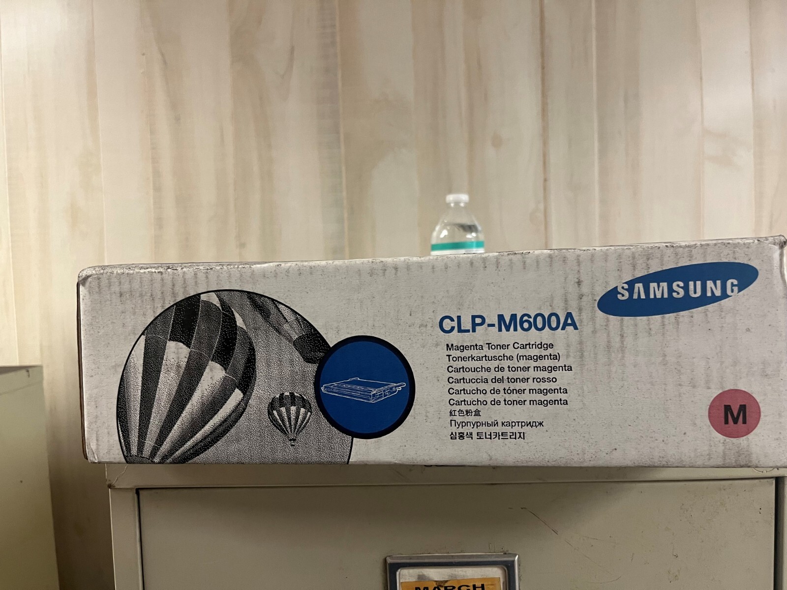 Samsung Toner CLP-M600A Magemta CLP-600 CLP-650 SEALED -box has shelf wear