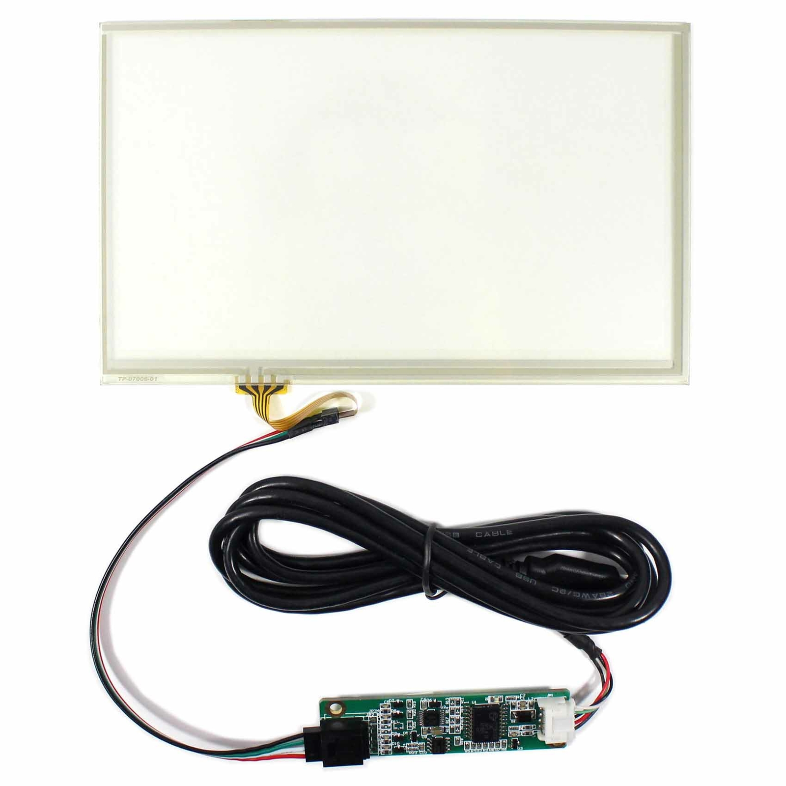 7 In 4 wire Resistive Touch Panel work for AT070TN92 with USB controller card
