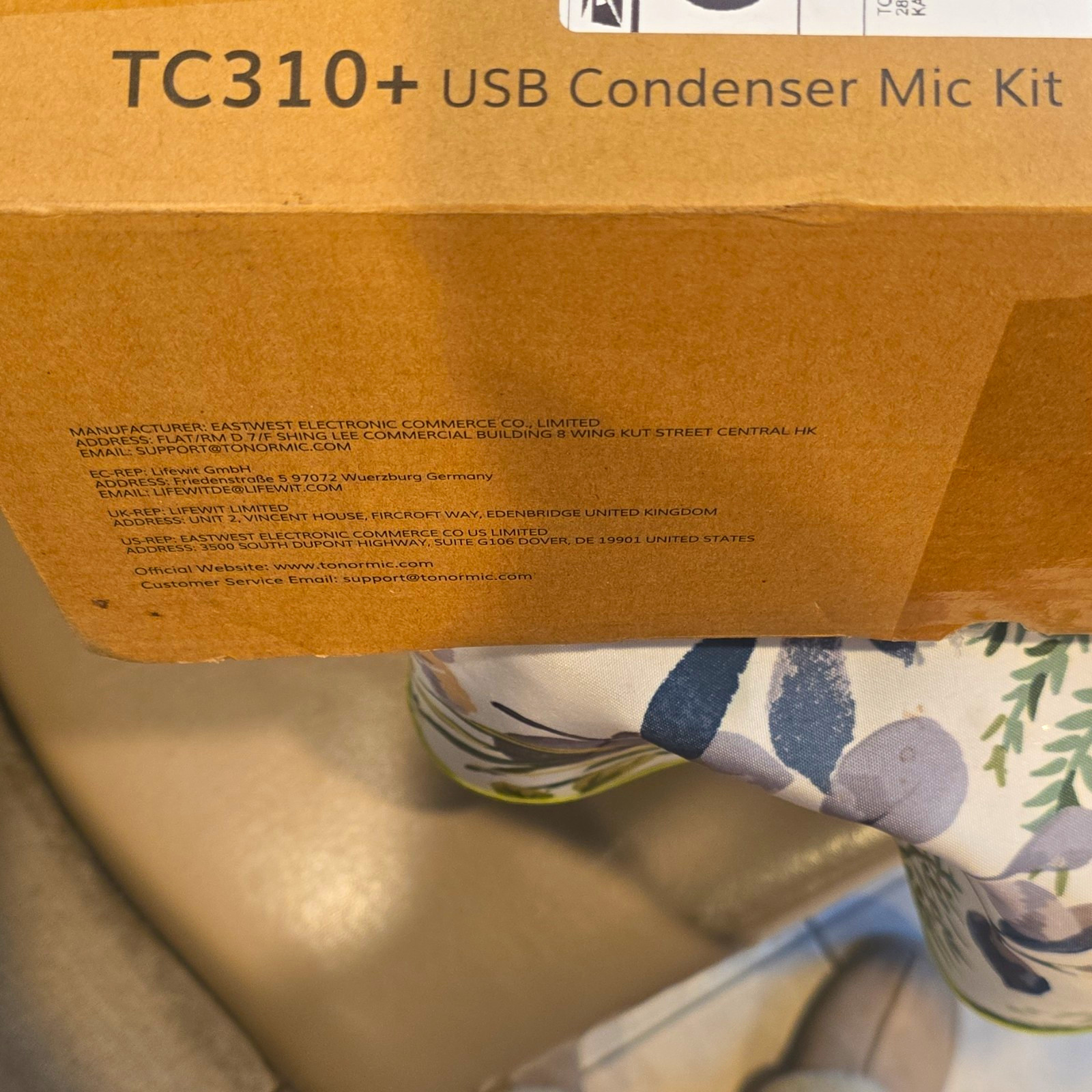 TONOR TC310+ USB Cardioid Desktop Mic Kit w/ Boom Arm, RGB Light, Volume