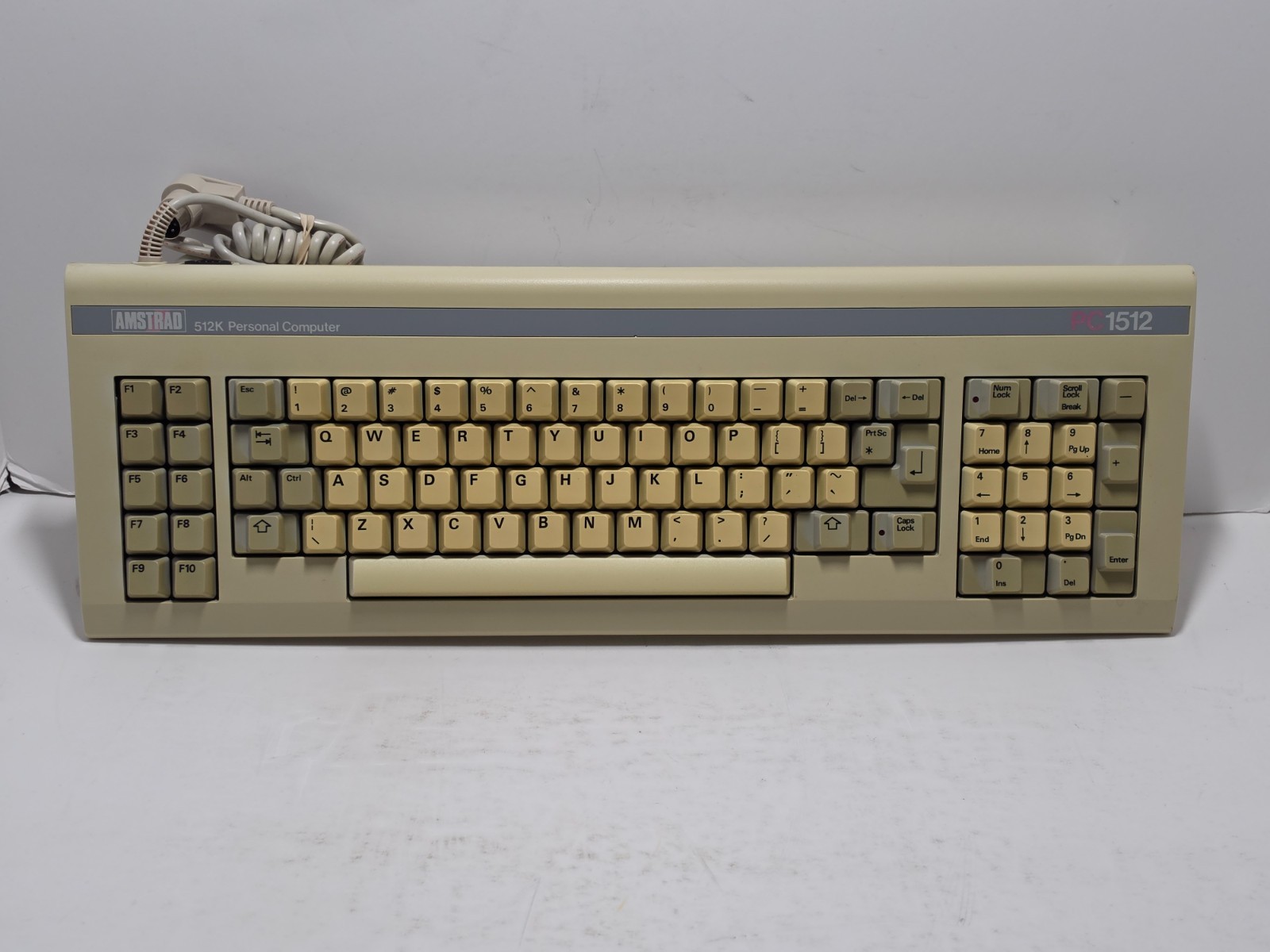 Vintage Amstrad Keyboard PC1512 512K Version E PC Computer