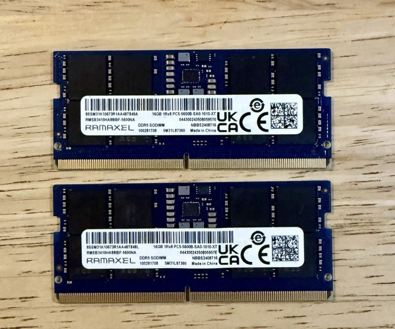 RAMAXEL 32GB (2X16GB) DDR5-5600 SODIMM LAPTOP MEMORY RAM PC5-44800 -Fully Tested