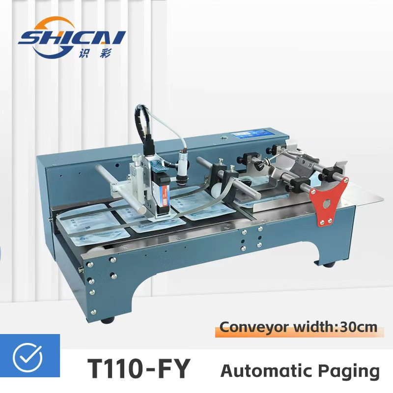 Auto Paging Inkjet Printing System for ExpiryDate Batch Number Barcode QR on Bag