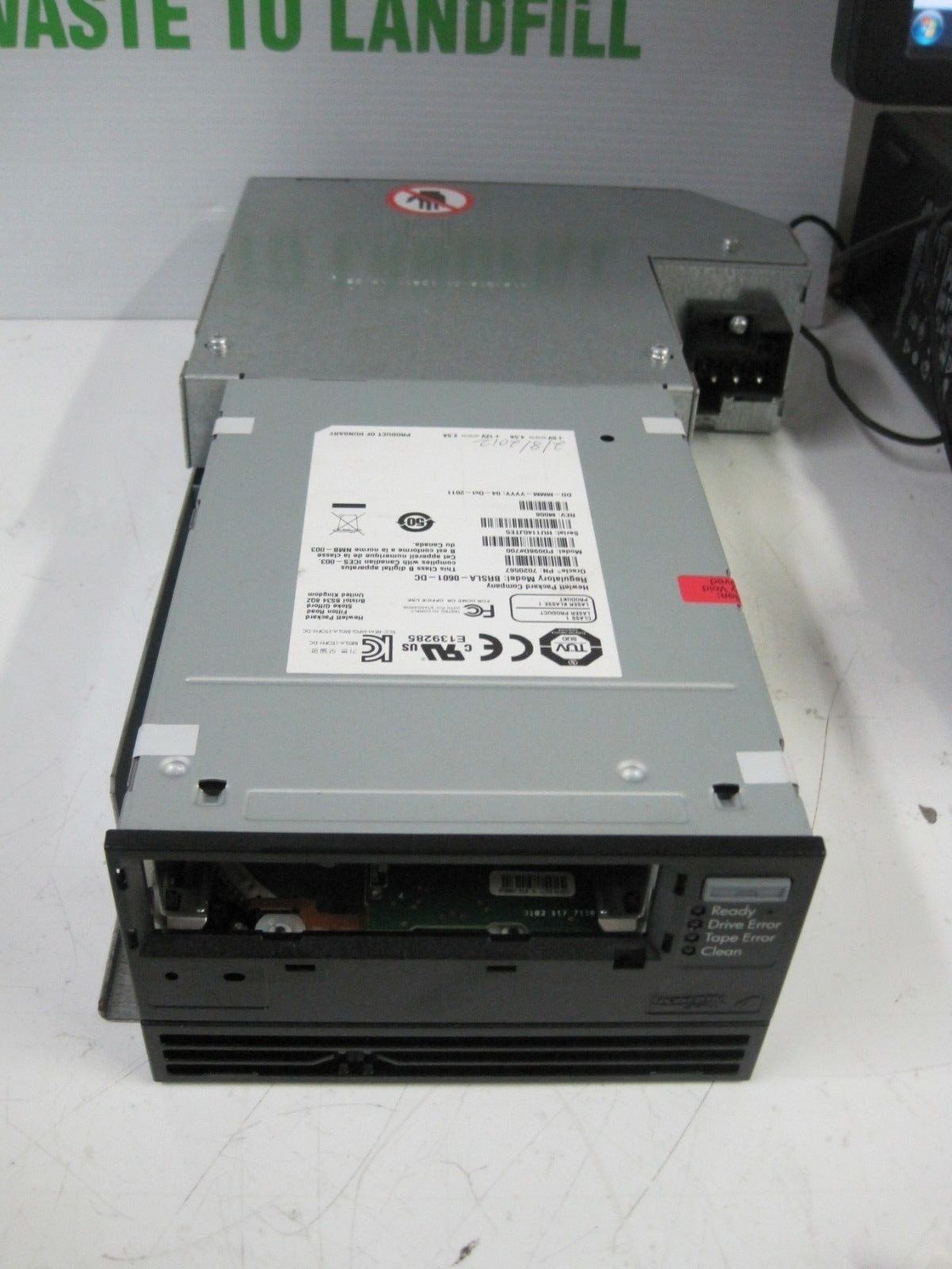 HP Ultrium LTO 4 Tape Drive Oracle P/N 7020567 w/ HP Sun Tape Drive 003-4593-01 