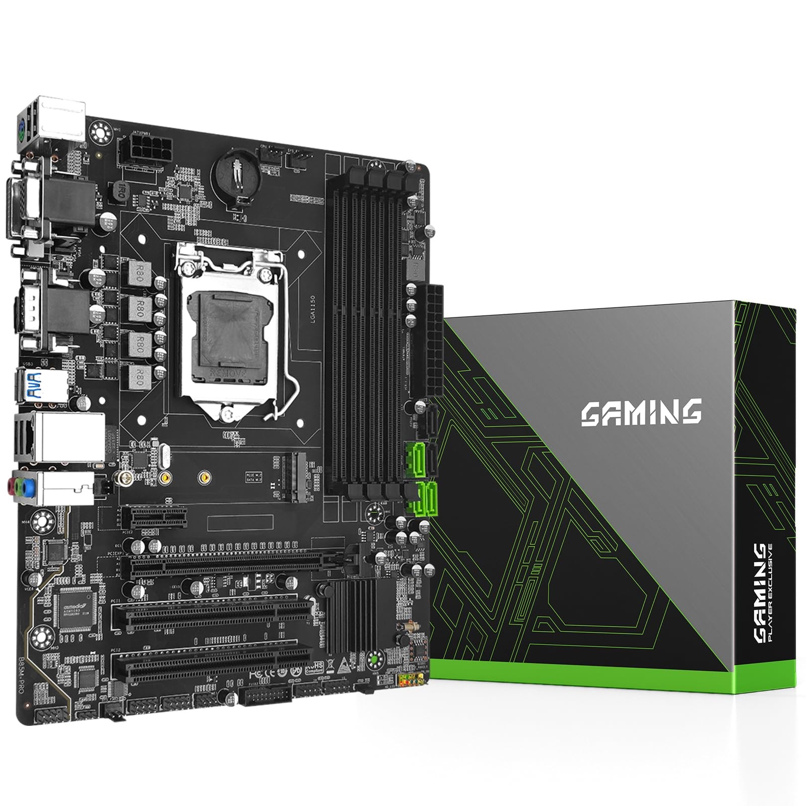 B85M PRO LGA 1150 Motherboard 4th Gen Intel DDR3 PCIe 3.0