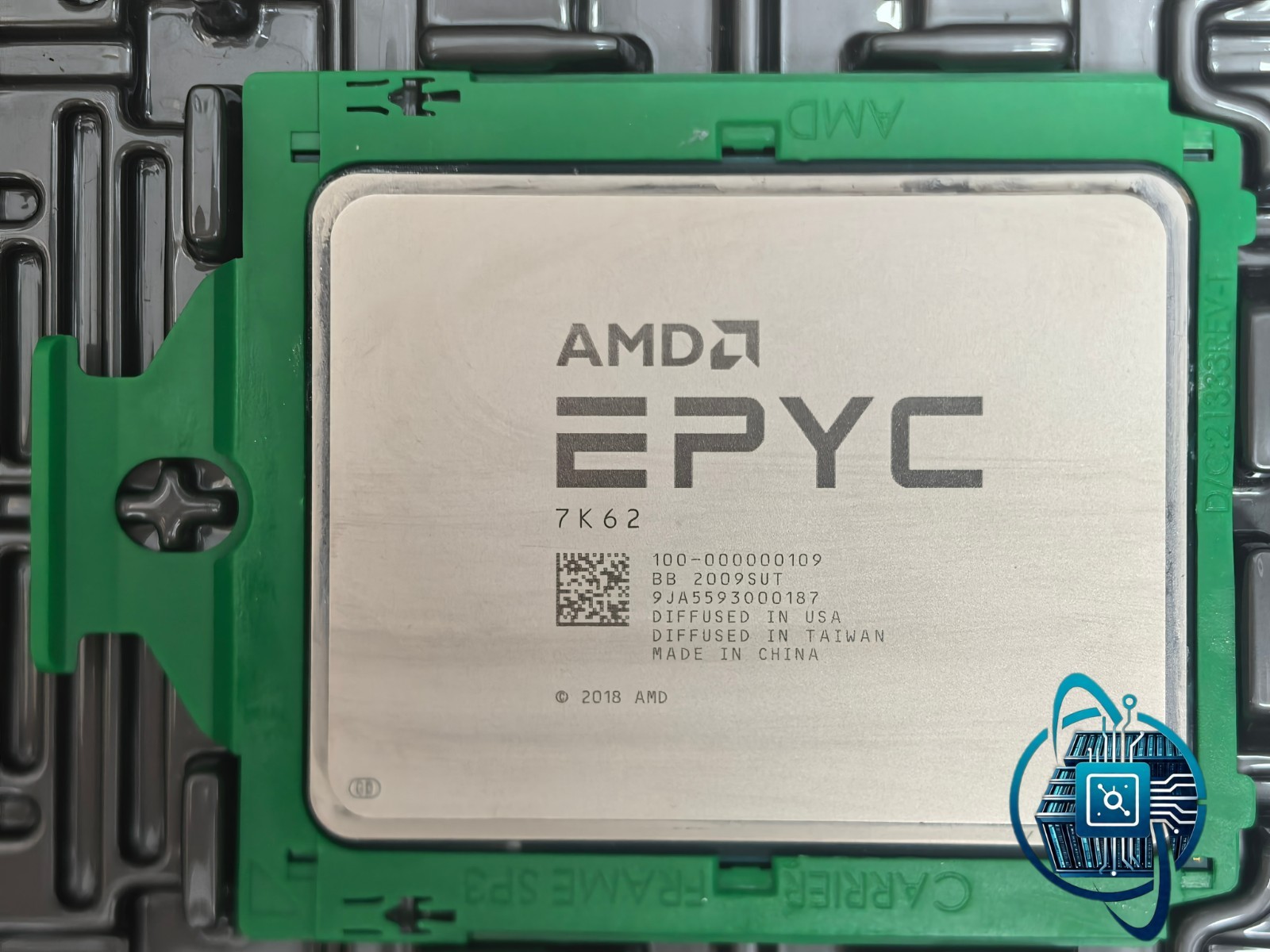 AMD EPYC 7K62 3.3GHz Max Boost SP3 Socket CPU Unlocked, Working Pull