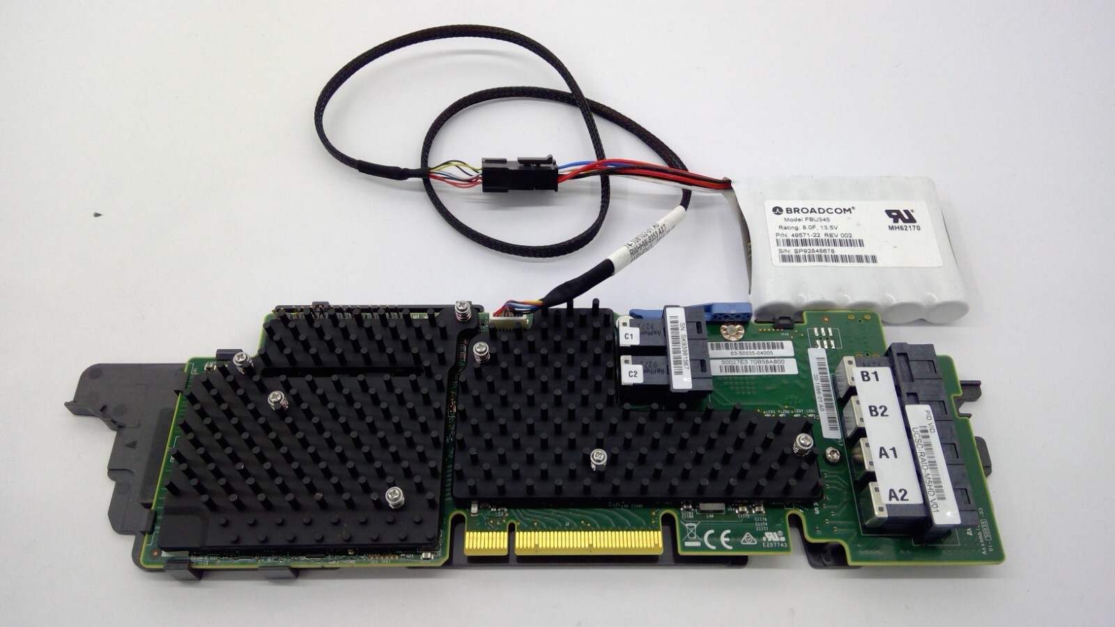 UCSC-RAID-M5HD CISCO 12Gb/s MODULAR PCIE SAS RAID CONTROLLER w/ Battery +Cable