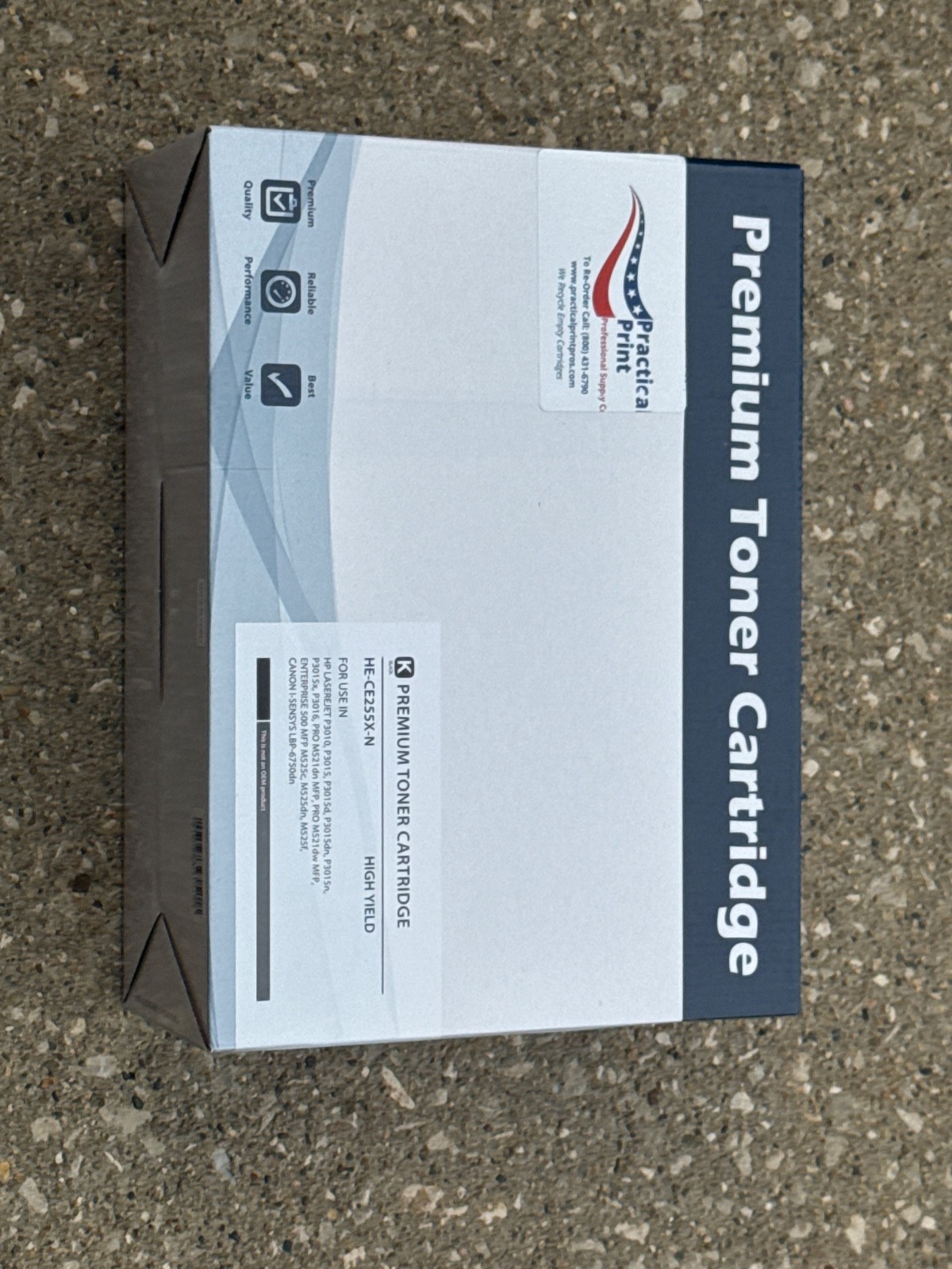 HP LaserJet CE255X High Volume Toner Cartridge