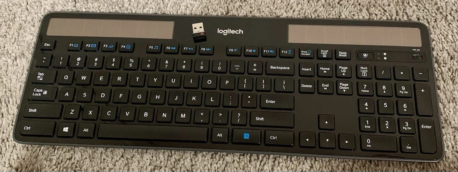 PARTS Logitech Wireless Solar Keyboard K750 REPLACEMENT KEYS Legs Clips Board