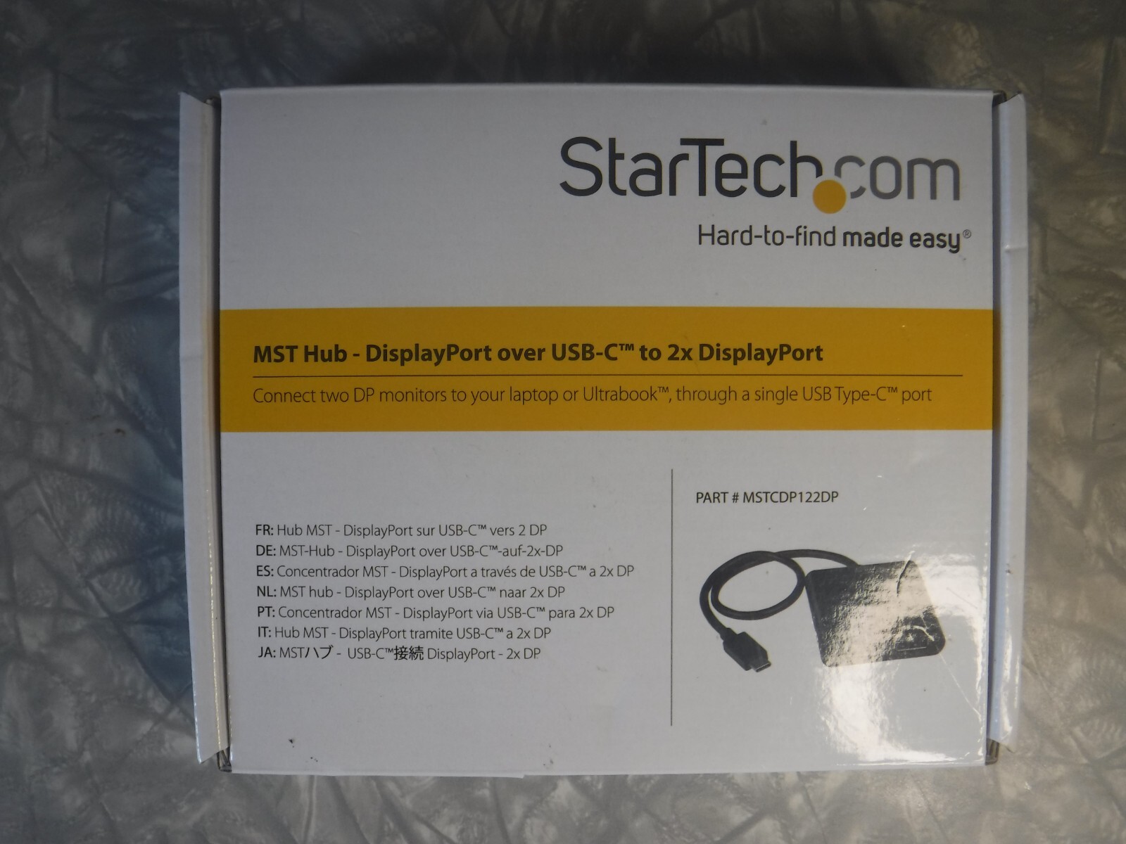 StarTech.com USB-C to Dual DisplayPort 1.2 Adapter USB Type-C Multi-Monitor M...