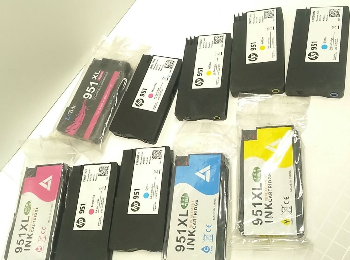(10 Pack) OEM & Compatible Ink Cartridges 951XL & 951, HP OfficeJet Pro Printers