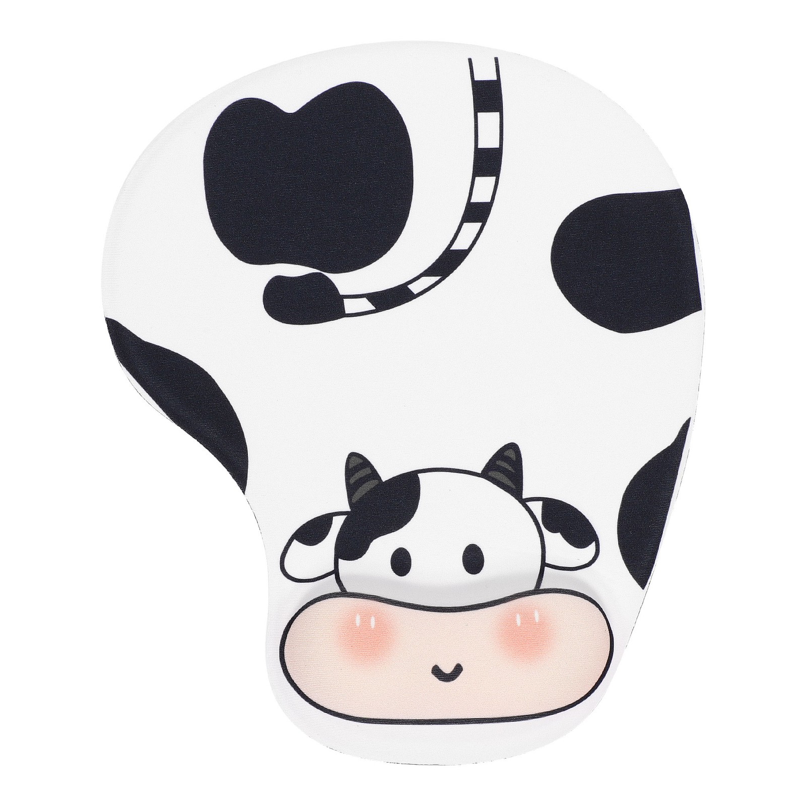 1PC Ergonomic Mouse Pad with Wrist Support Rest Cow Style Computer Mouse Pad