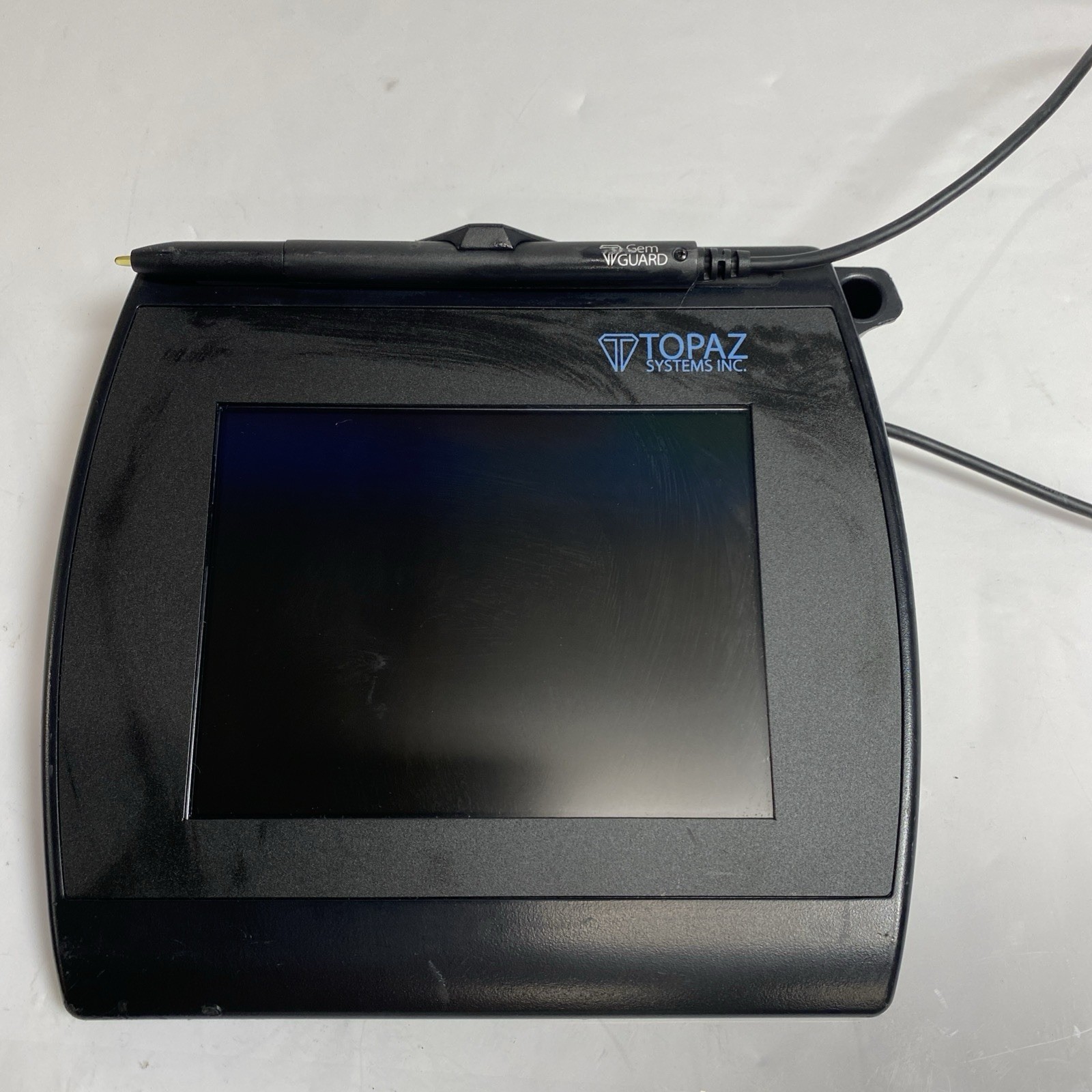 Topaz T-LBK766SE-BHSB-R SignatureGem LCD 4x3 Electronic Signature Pad - TESTED