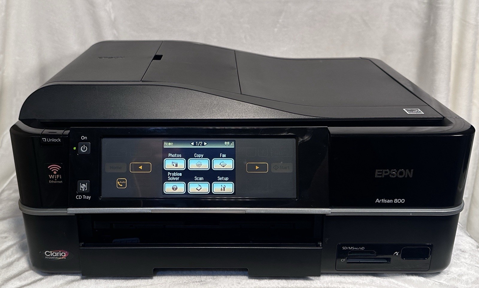 Epson Artisan 800 All-in-One WiFi Inkjet Printer Copy Scan - Tested; Works Great
