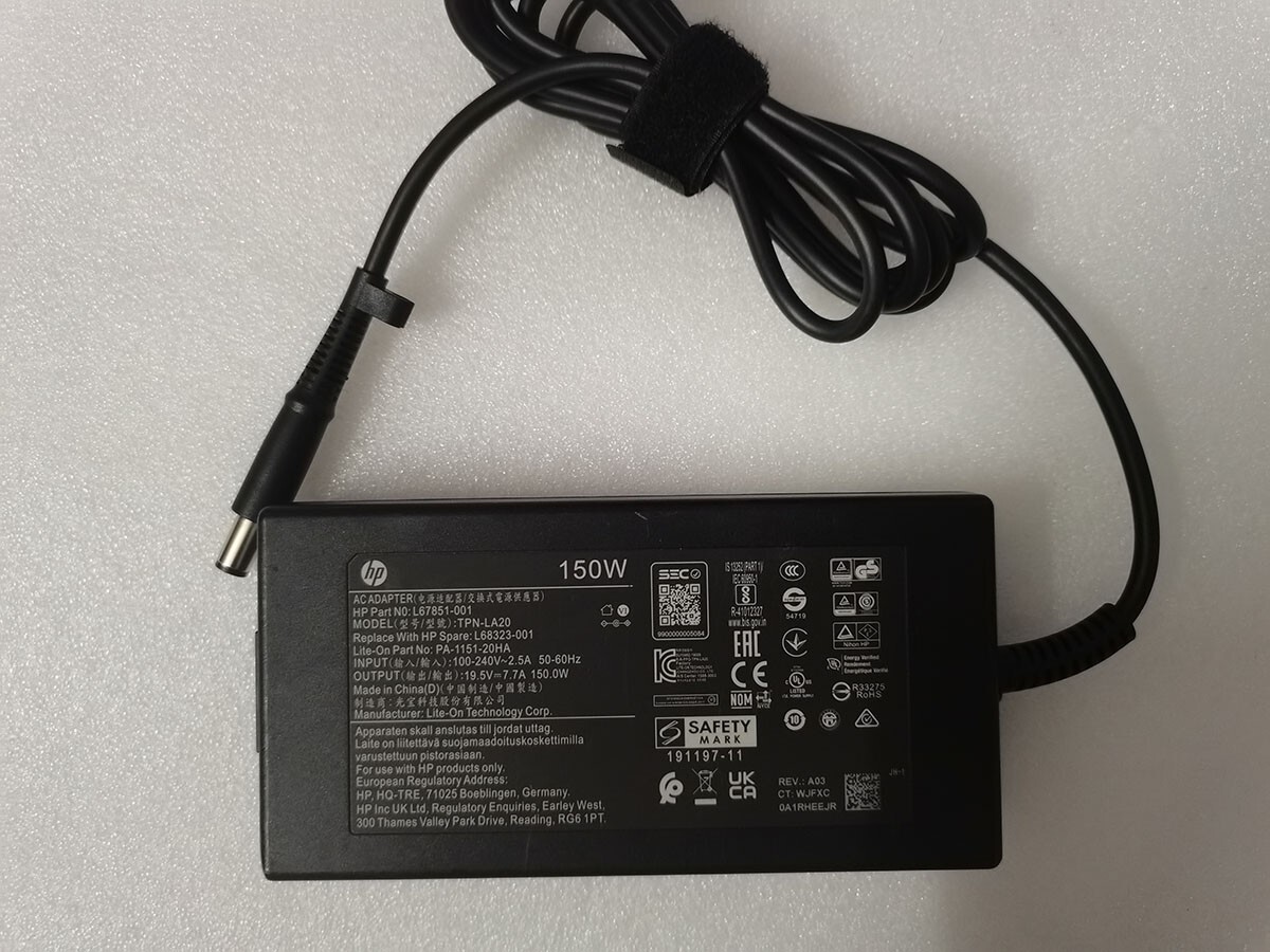 For HP Pavilion 24-ca1234 AiO PC TPN-LA20 Original HP 150W 19.5V 7.7A AC Adapter