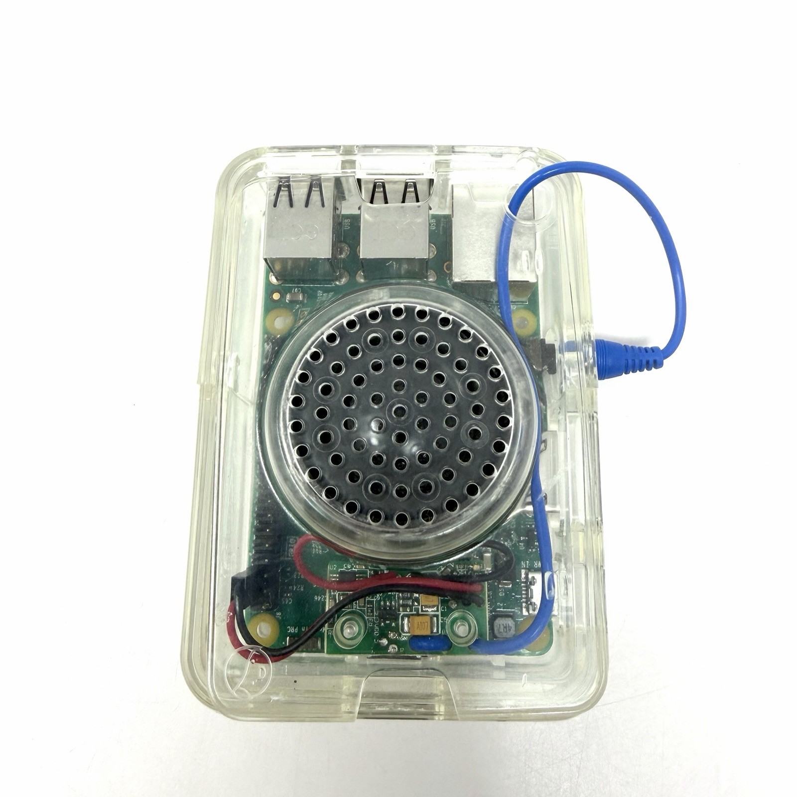 Raspberry Pi 3 Model B V1.2 Kano Computer Clear Case With Built-In Speaker