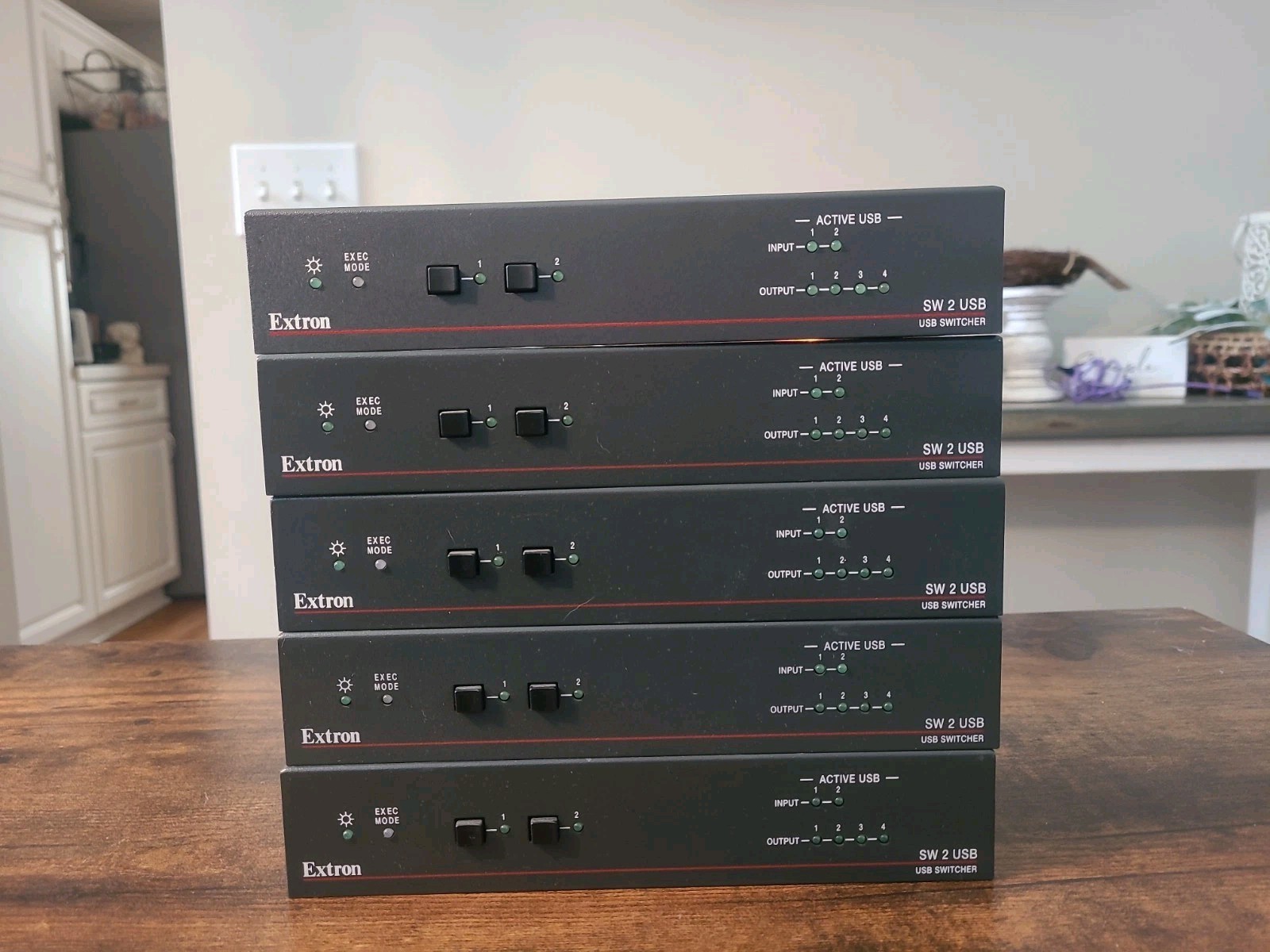 Lot Of 5 Extron SW 2 USB Switcher