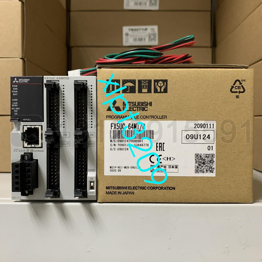 FX5UC-64MT/D Mitsubishi New PLC programmable controller FedEx or DHL