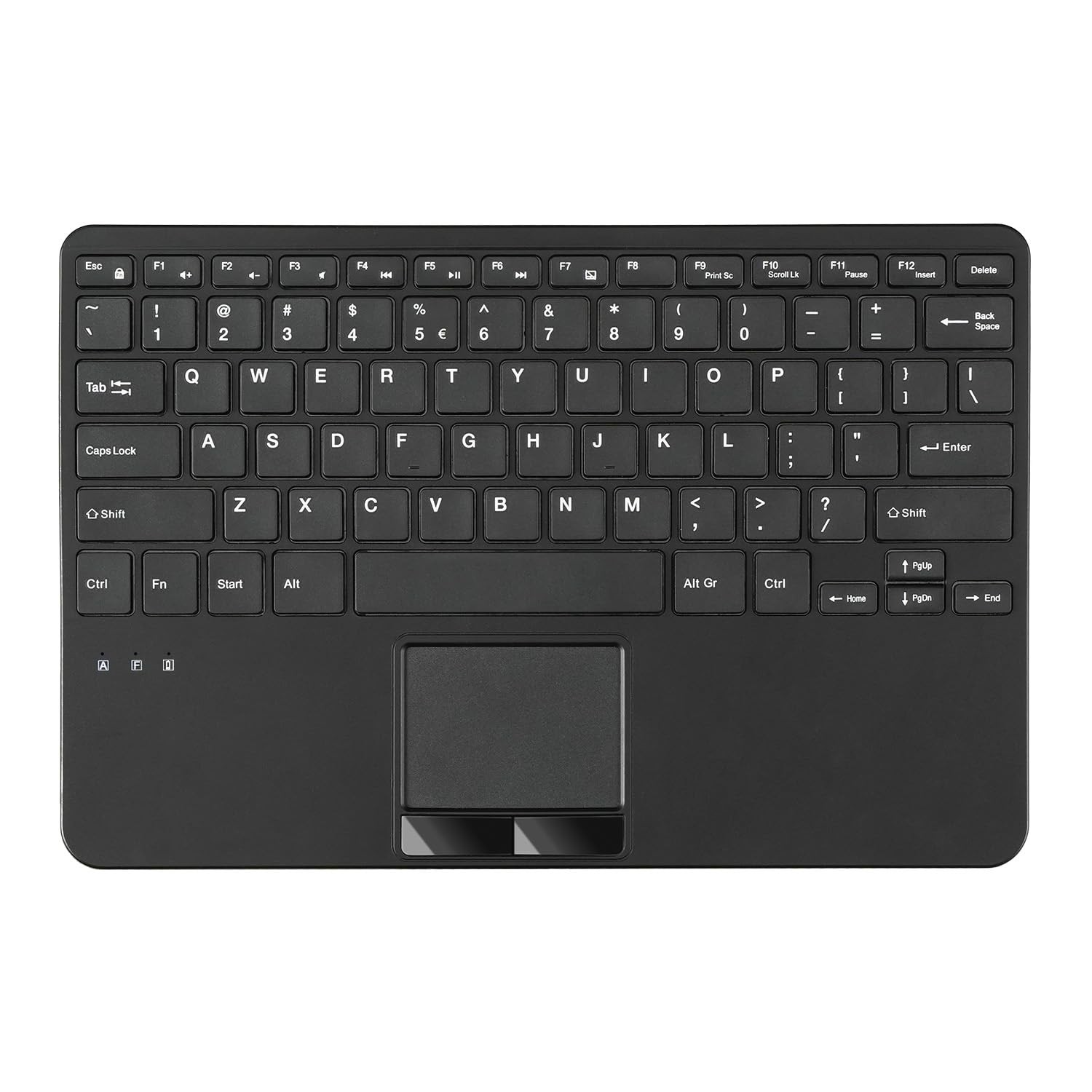 Perixx PERIBOARD-725 Wireless Keyboard with Touchpad - Multi-Device Connection w
