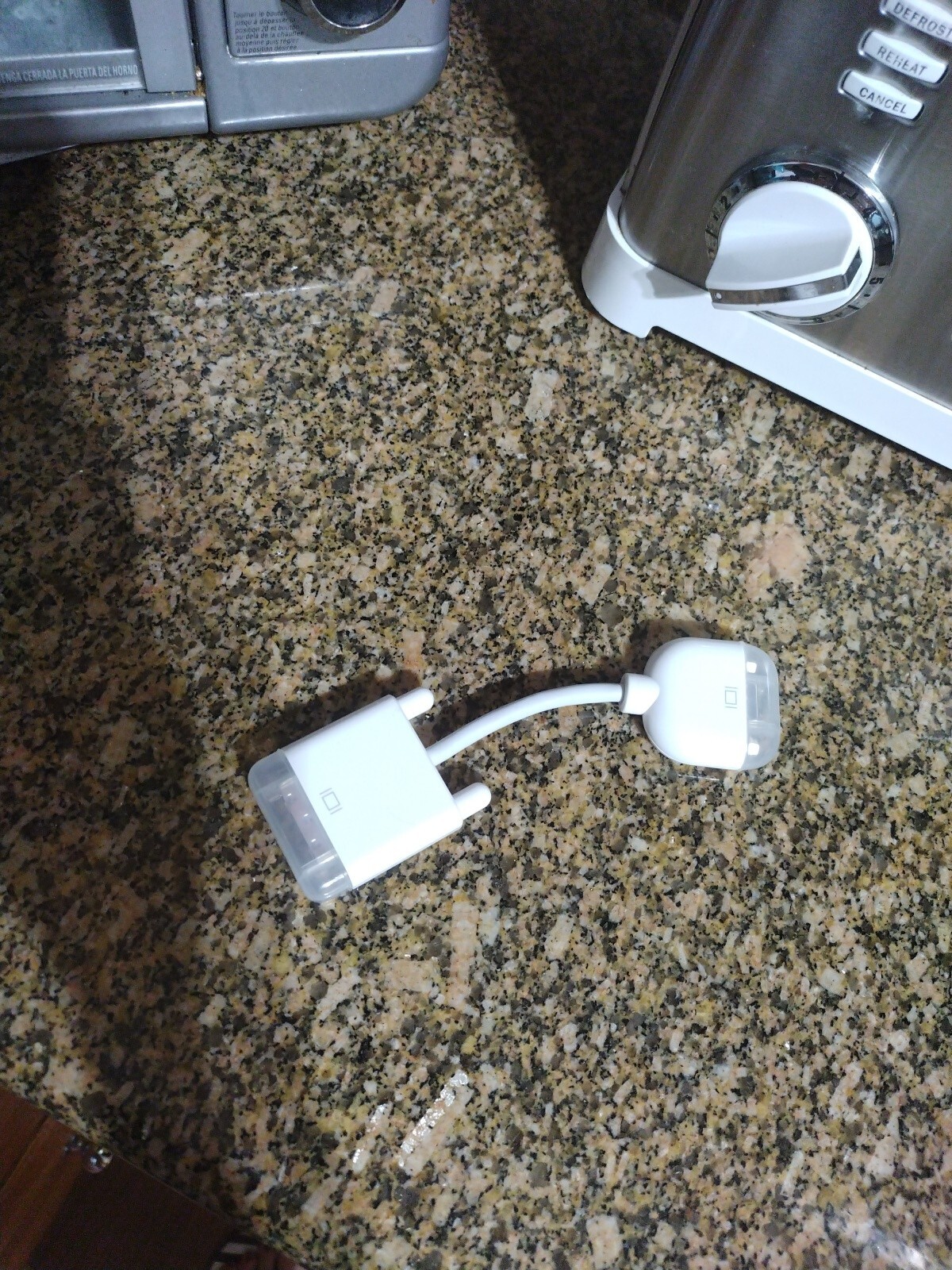 Genuine Apple 603-8525 5" DVI to VGA Display Adapter Converter Cable (DTOV)