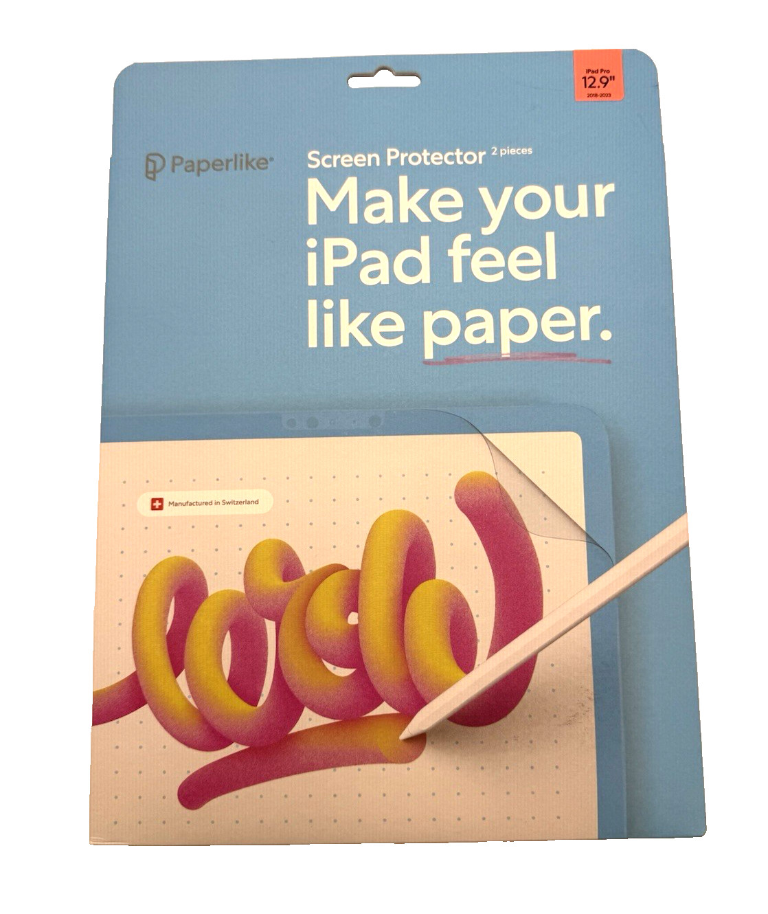 Paperlike Screen Protector 2-piece for iPad Pro 12.9" (2018-2023)