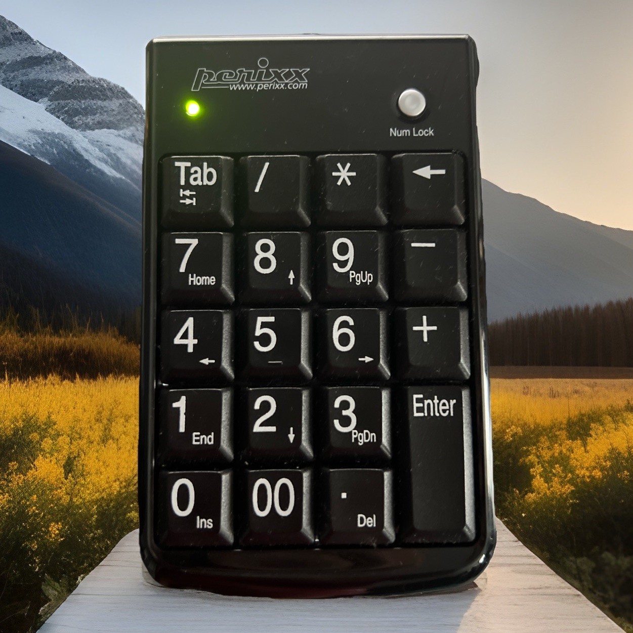 Perixx Peripad 201 Plus Slim USB Numeric Keypad PreO TK-552 Wired Tested Works
