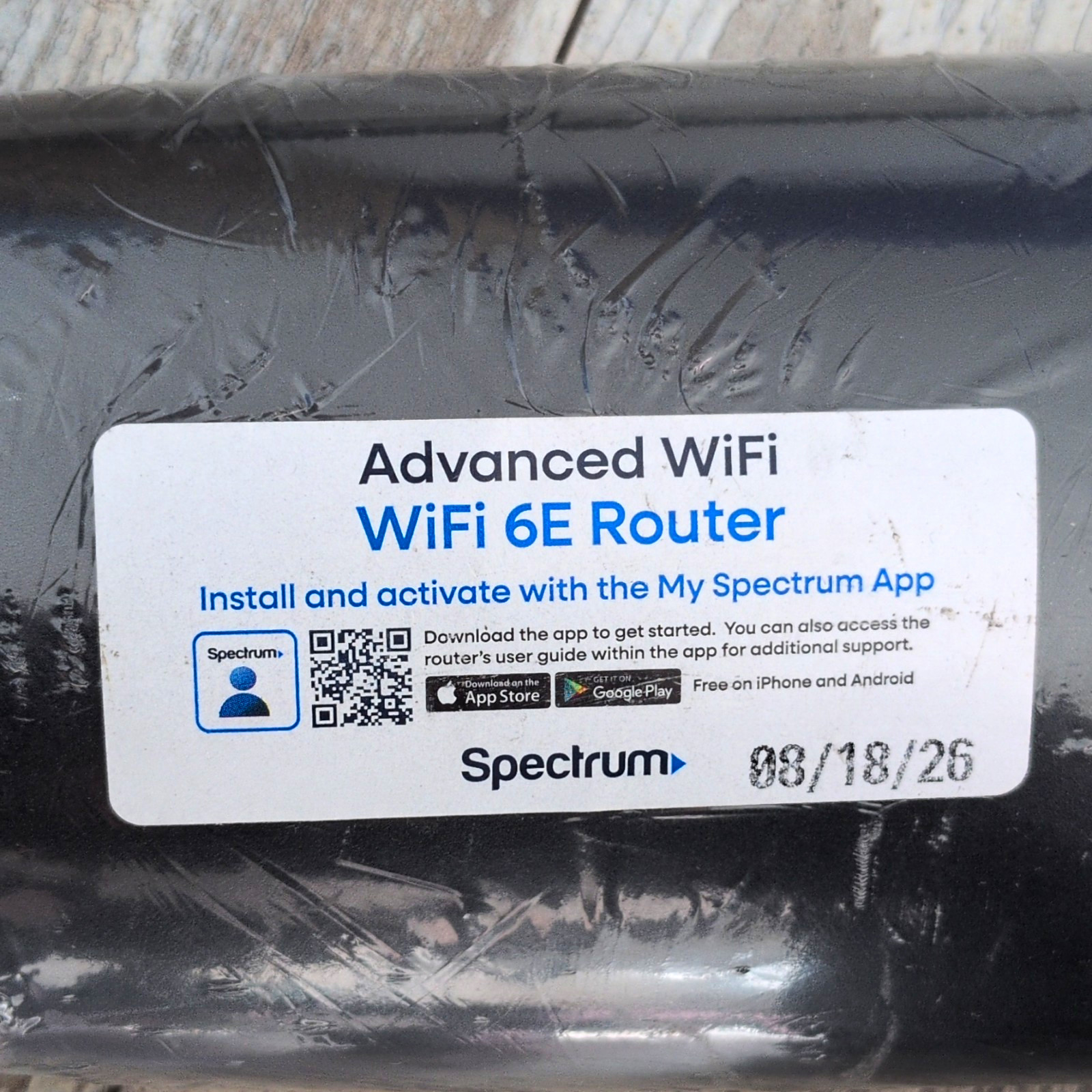 Spectrum WIFI 6E Router SAX2V1R Black Ethernet System NEW