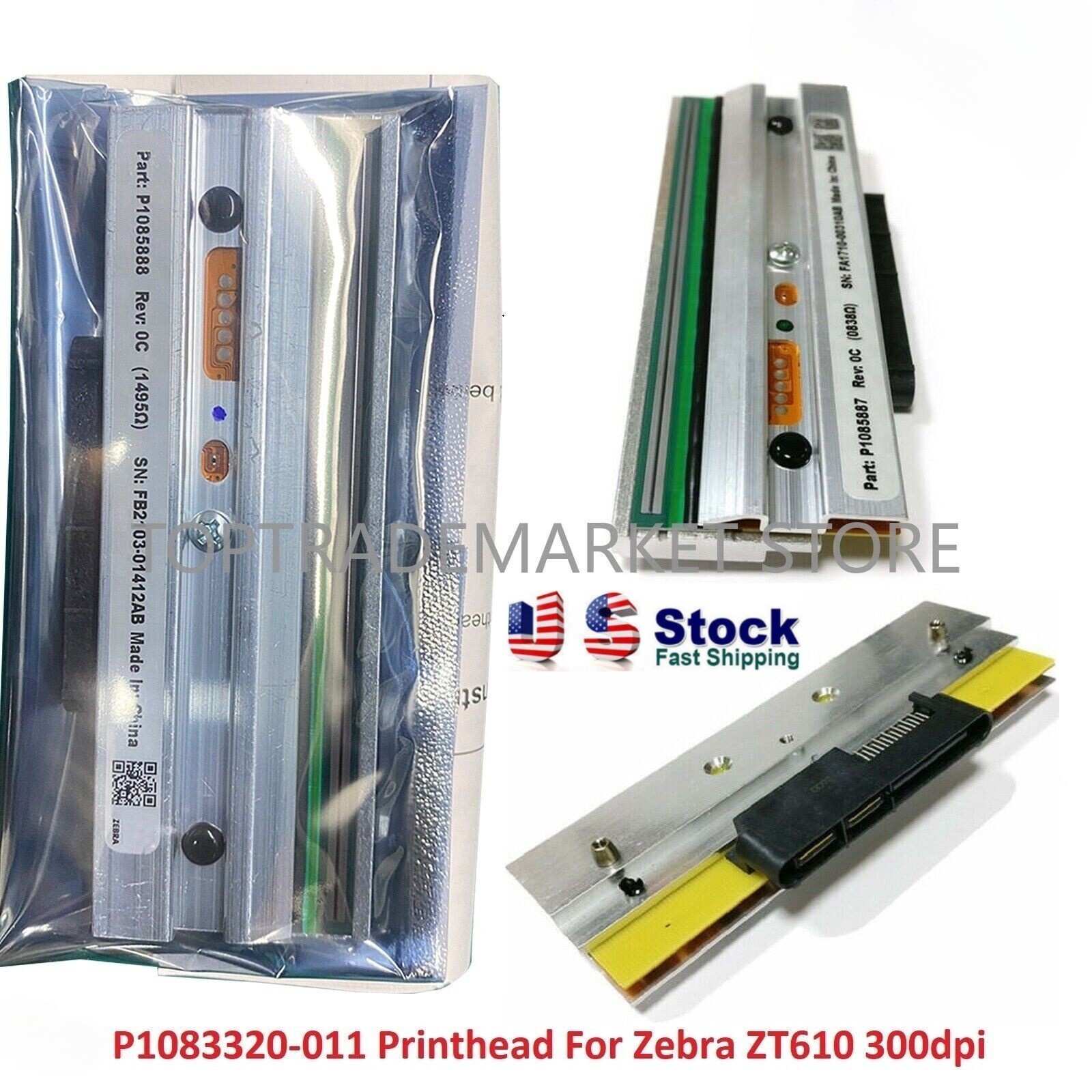 P1083320-011 Printhead Print head For Zebra ZT610 Thermal Printer 300dpi New OEM