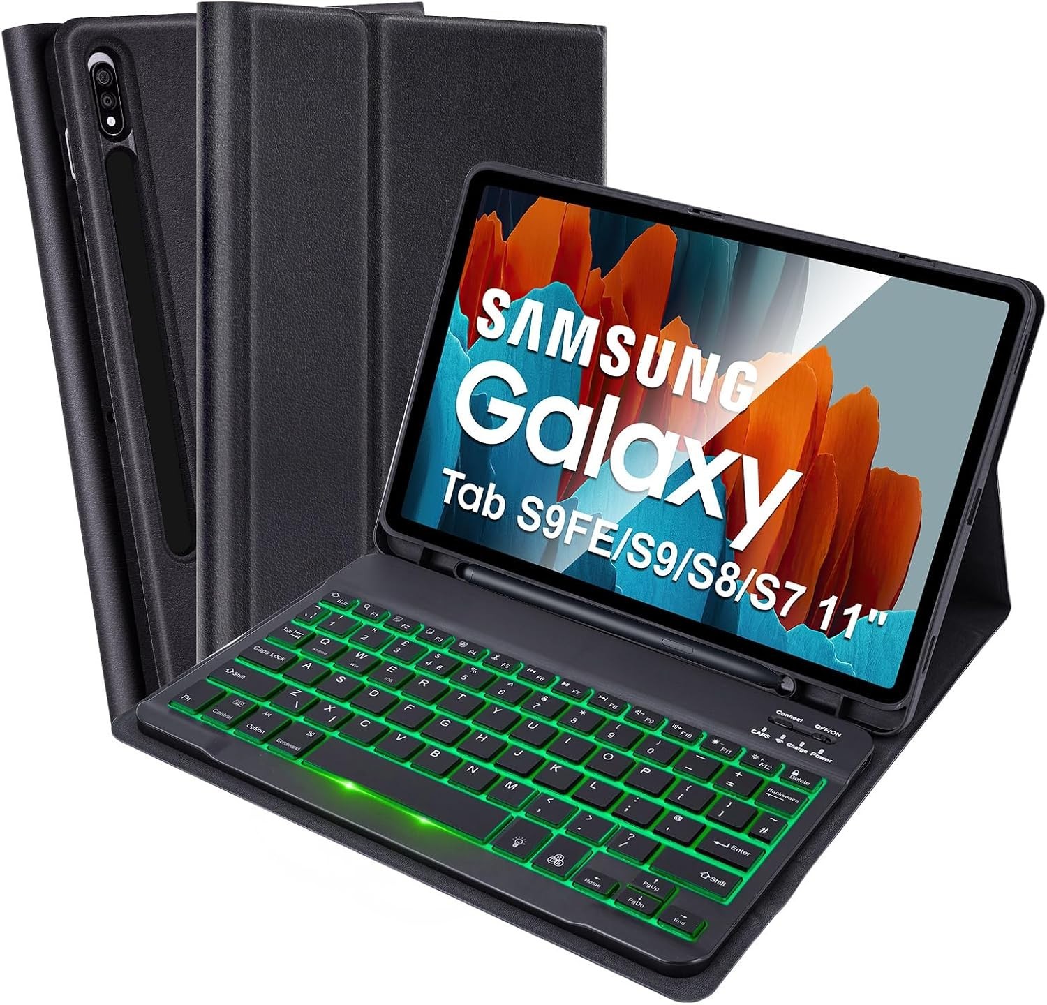 Slim Cover Case with Detachable Keyboard for Samsung Galaxy Tab S10FE 10.9 inch