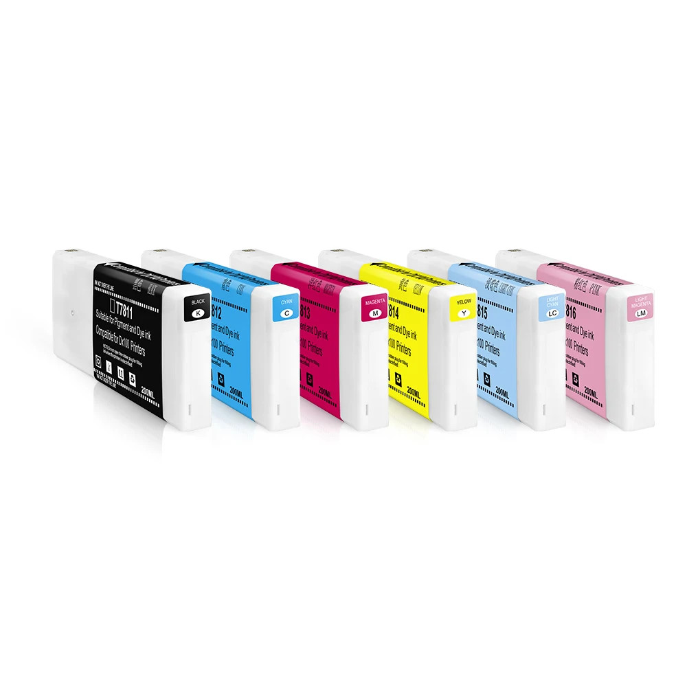 T7811-T7816 Compatible Ink Cartridge With Dye Ink for Fujifilm DX100 Printer