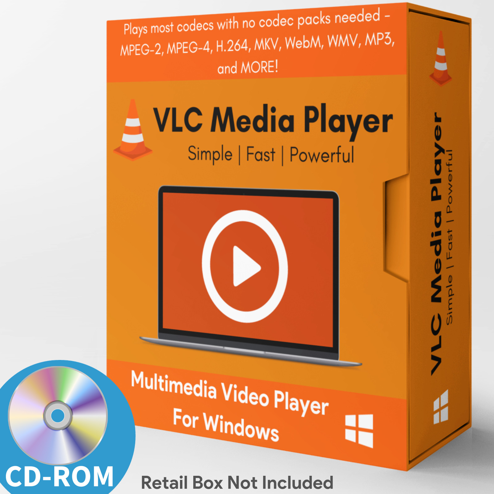 VLC Media Player for Windows | Universal Video Player | Play Any Video File - CD