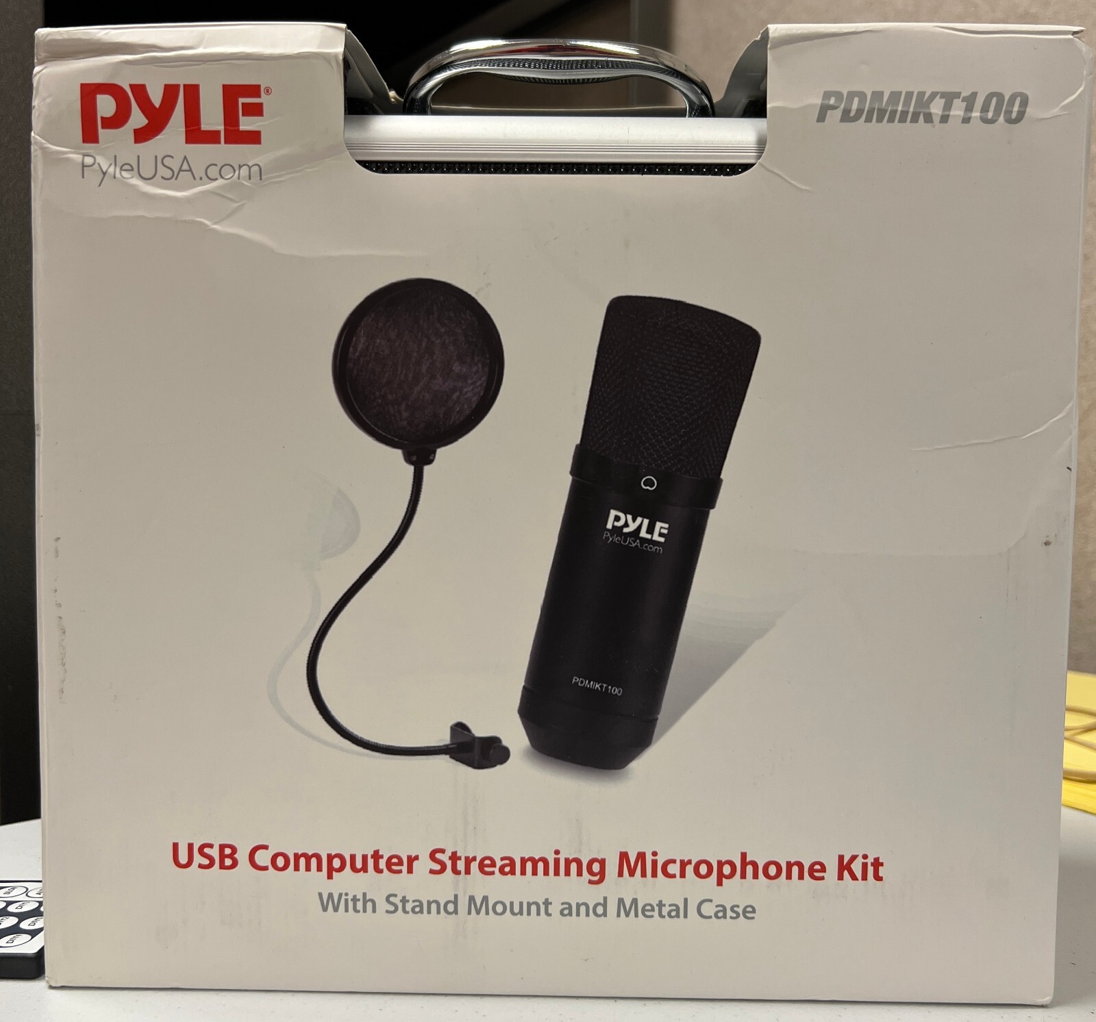 USB Computer Streaming Microphone Kit PyleUSA PDMIKT100