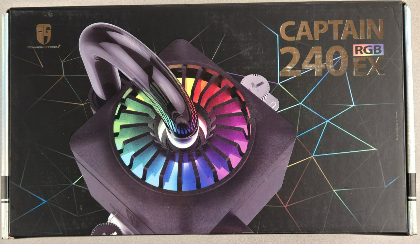 Deepcool GamerStorm Captain 240 EX RGB 240mm AIO Liquid Cooler New