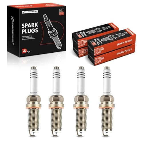  Iridium & Platinum Spark Plugs Compatible with Mercedes-Benz CLA45 Set of 4