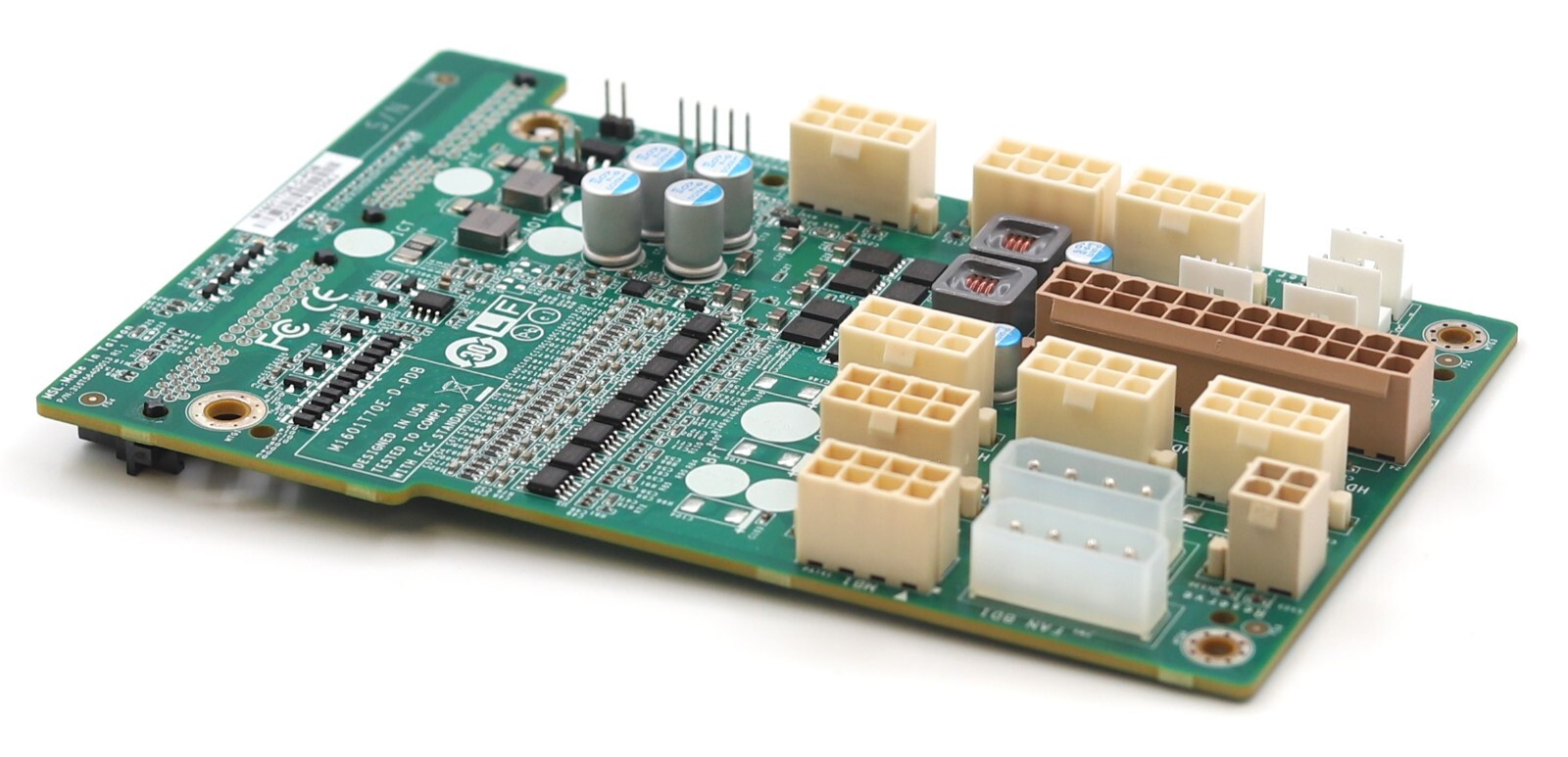 MiTAC M1601 R525 G3 Power Backplane Board P/N: M1601T70E-D-PDB Tested Working