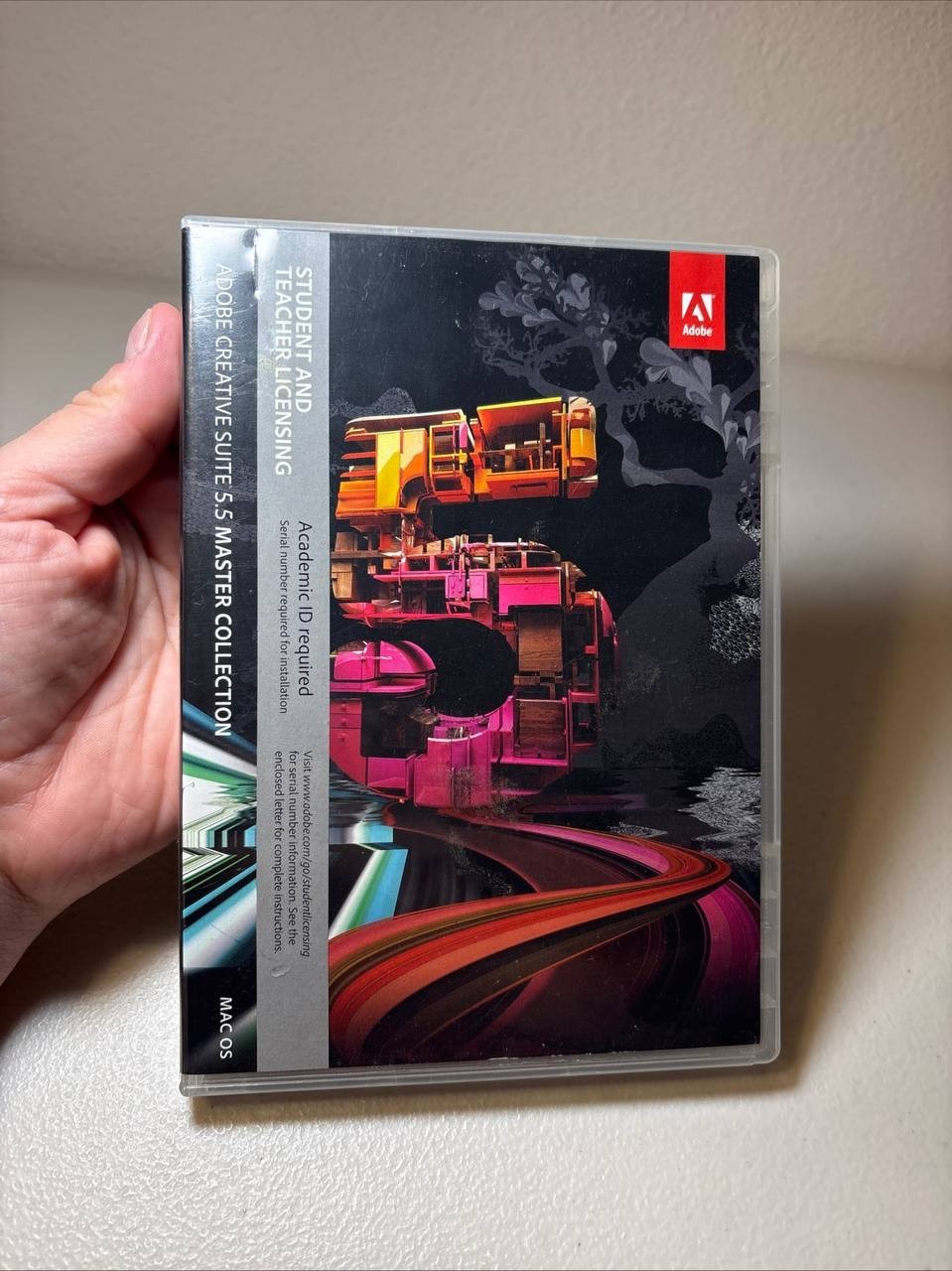 Adobe Creative Suite 5.5 Master Collection Mac Student Teacher Used DVD Set